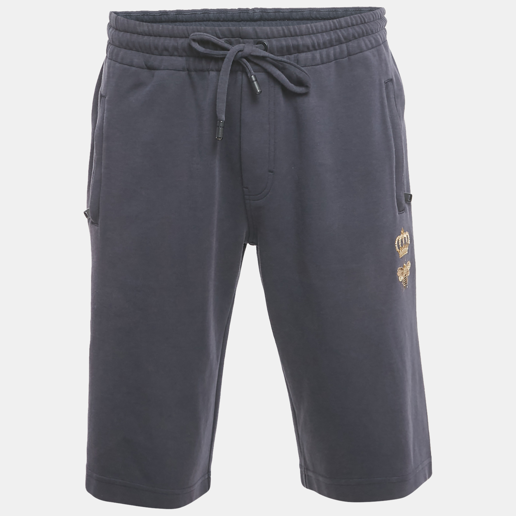 

Dolce & Gabbana Blue Cotton Knit Shorts M
