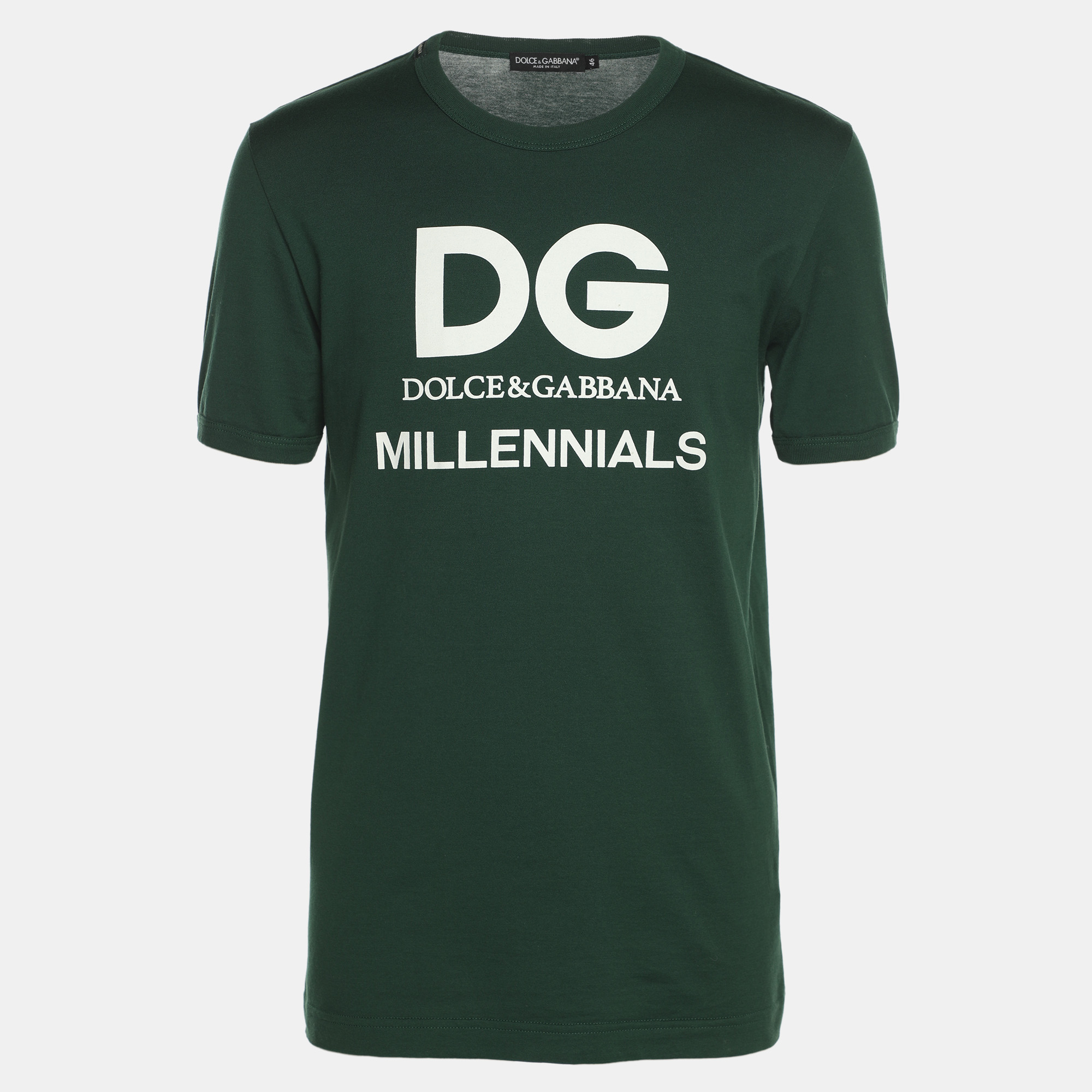 

Dolce & Gabbana Green Jersey Millennials T-Shirts S