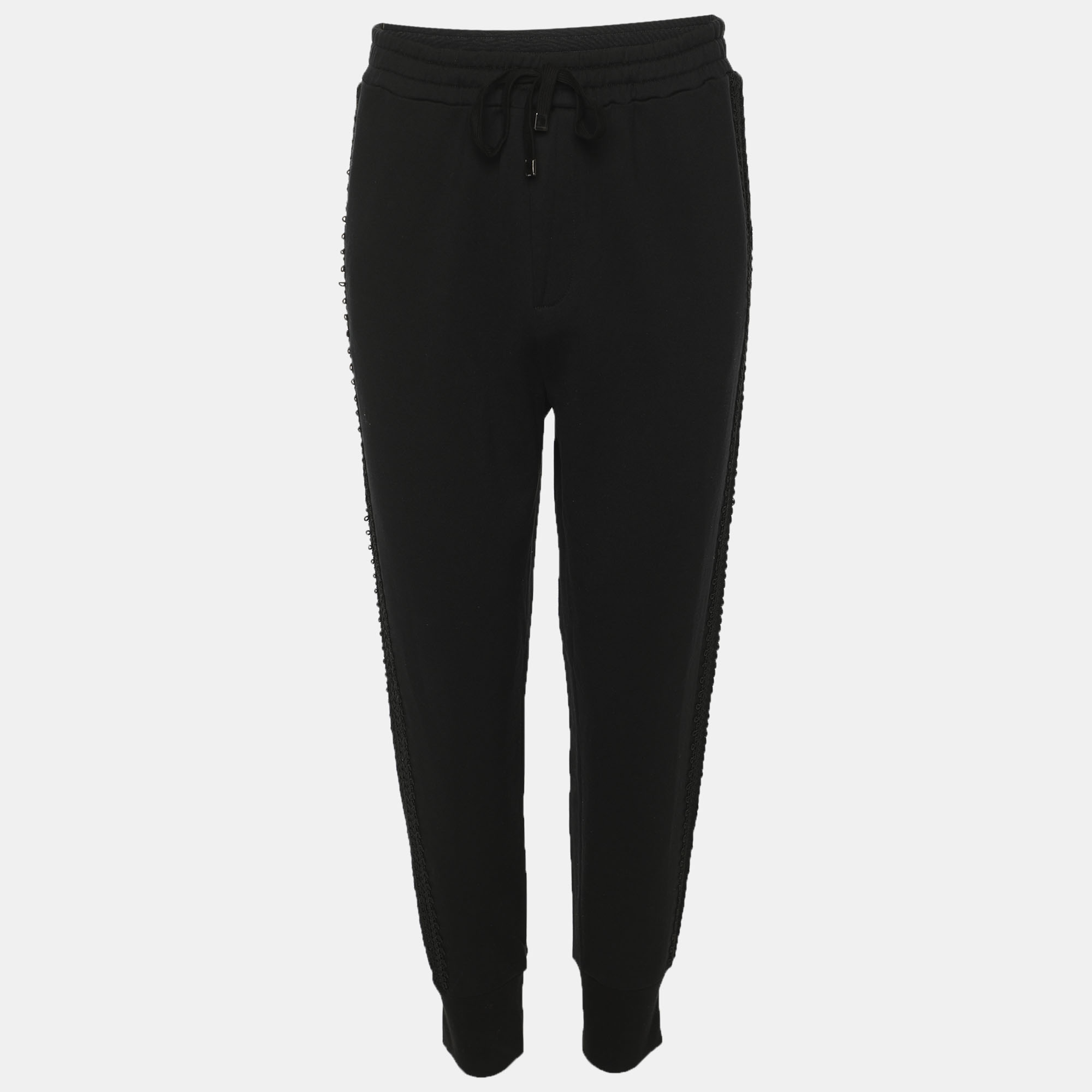 

Dolce & Gabbana Black Knit Jogger L