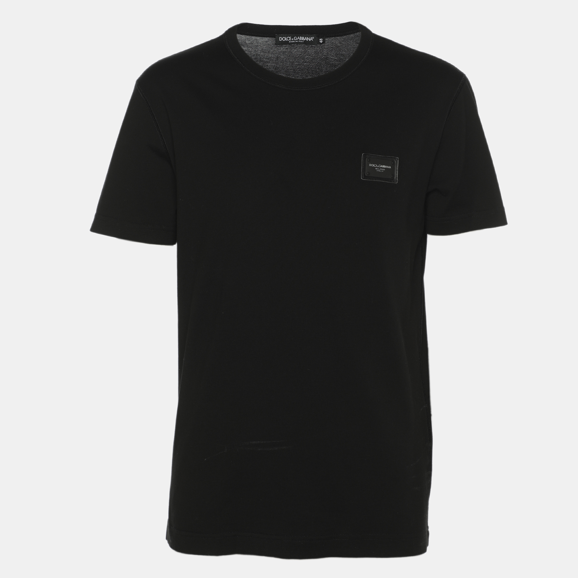 

Dolce & Gabbana Black Jersey T-Shirt M