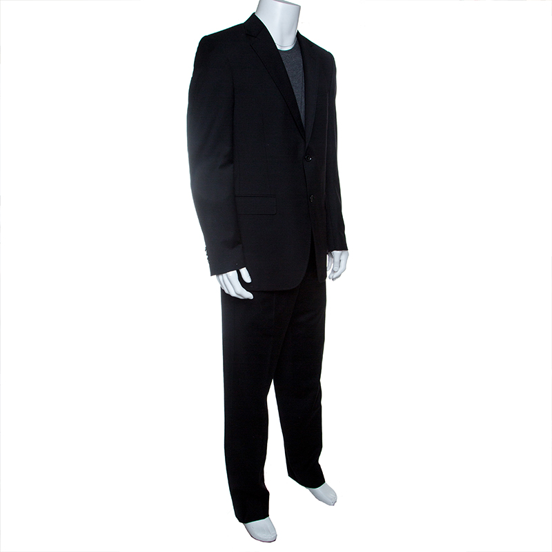 

Dolce and Gabbana Black Wool Tailored Suit