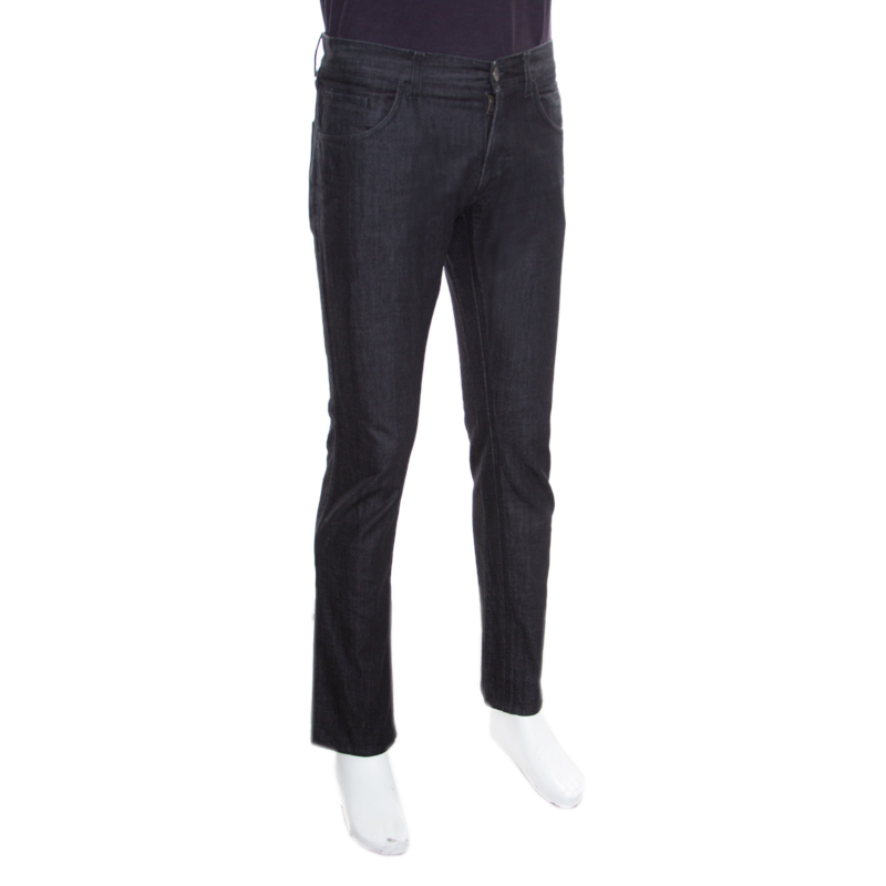 

Dolce And Gabbana 16 Black Straight Fit Denim Jeans