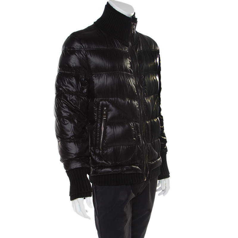 

Dolce & Gabbana Black Quilted Bomber Jacket