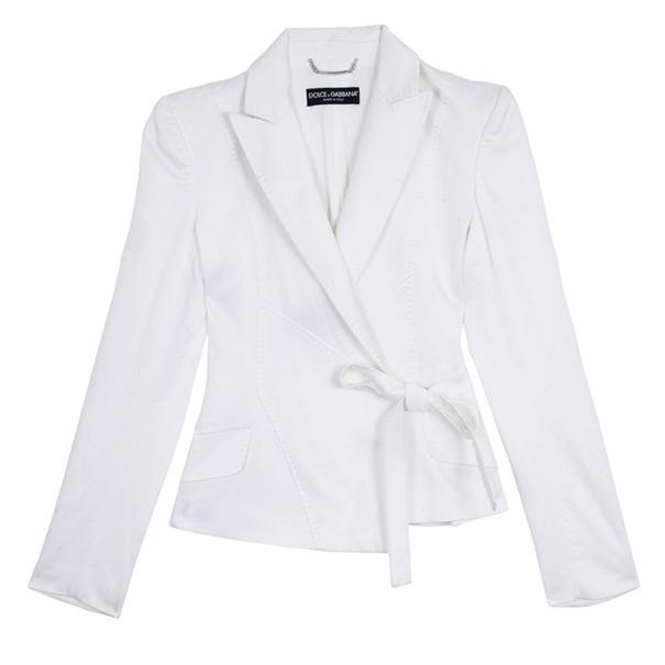 مملوكة مسبقًا Dolce and Gabbana Wrap Front Jacket S