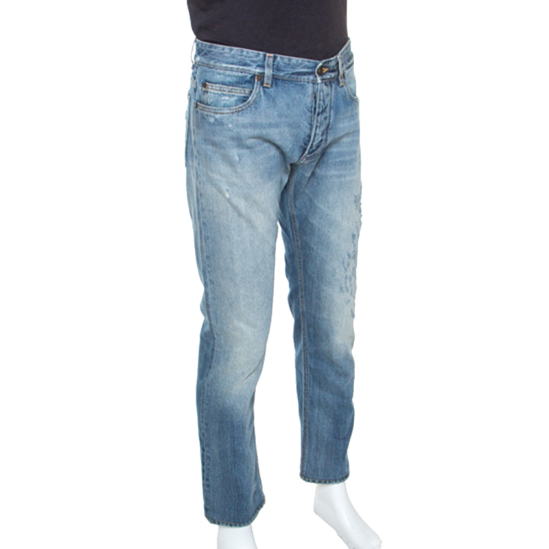 

Dolce & Gabbana Blue Denim Straight Cut Jeans