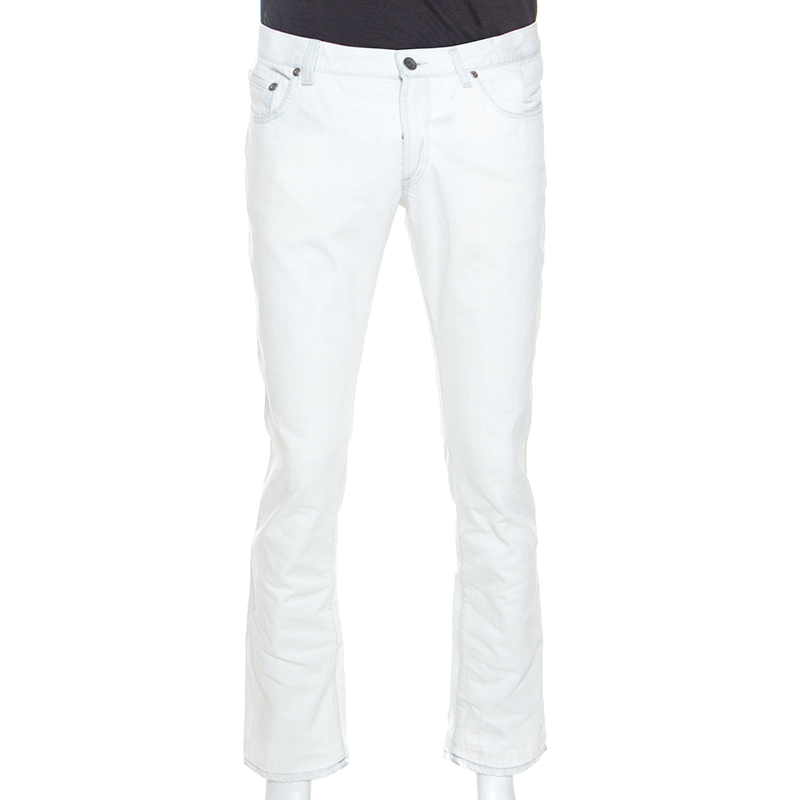 dolce and gabbana white jeans