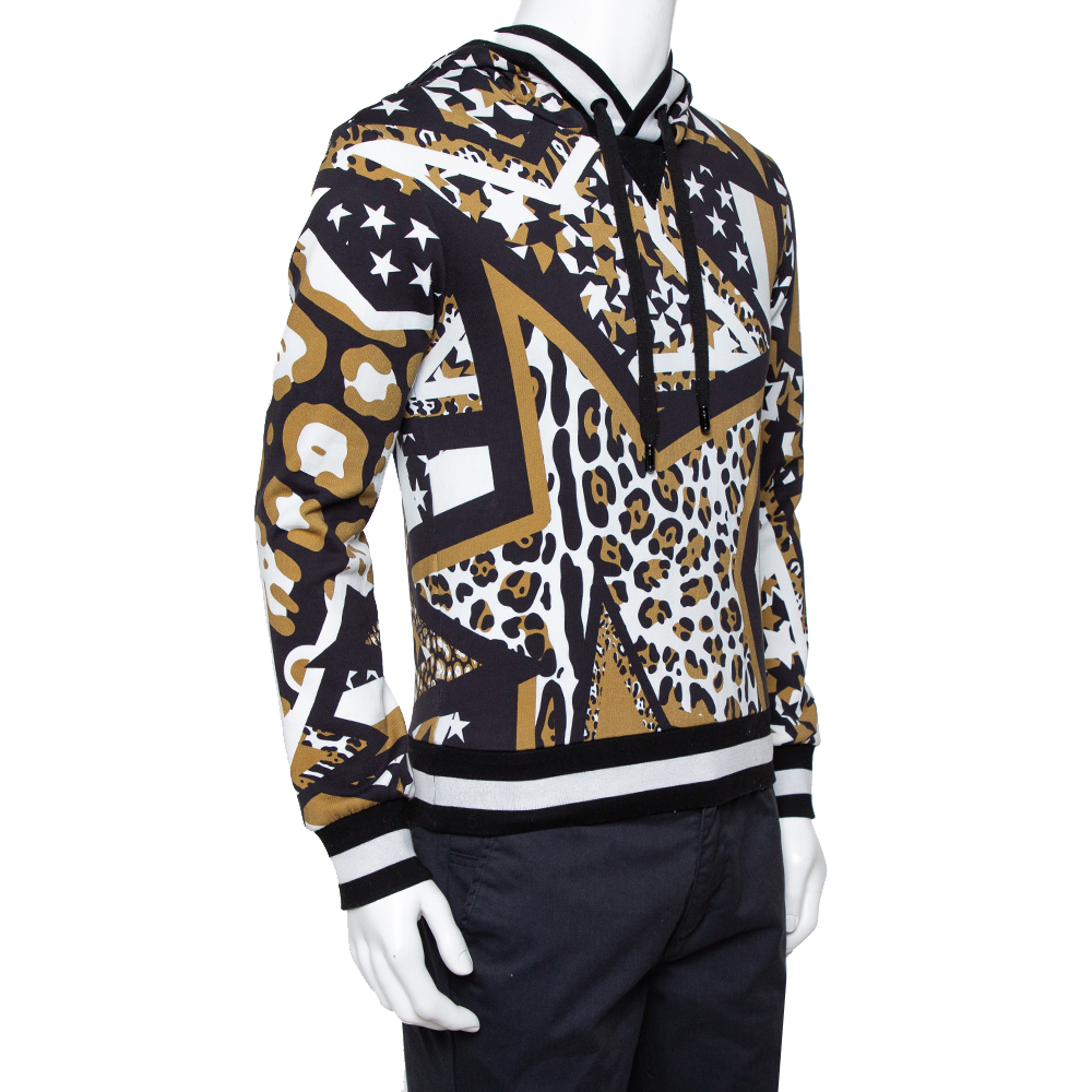 

Dolce & Gabbana Multicolor Multiprinted Cotton Hoodie