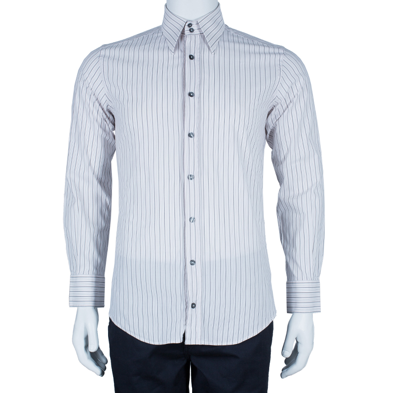 

Dolce & Gabbana Men' Striped Button Down Shirt, Multicolor