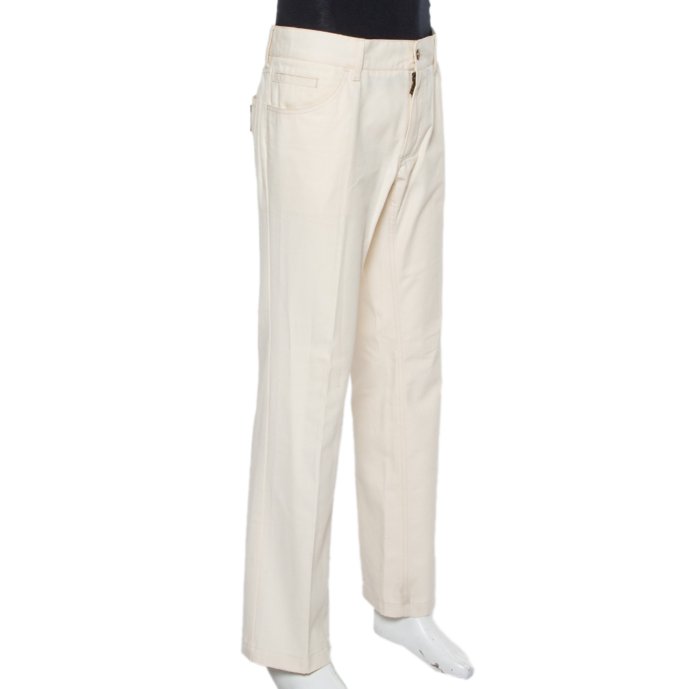 

Dolce & Gabbana Cream Denim 16 Jeans
