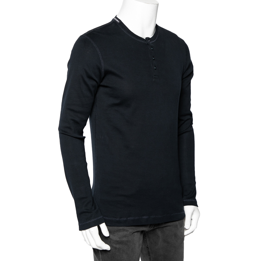 

Dolce & Gabbana Navy Blue Knit Long Sleeve Sweater