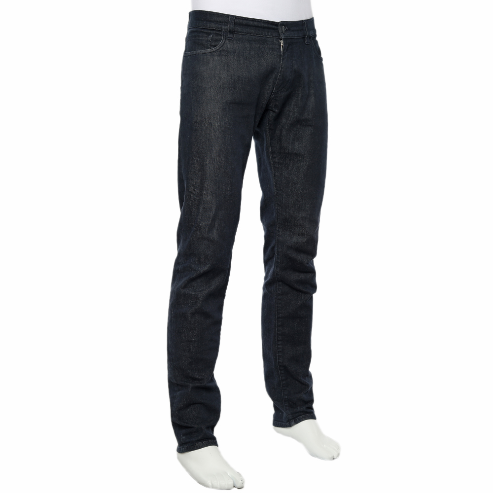 

Dolce & Gabbana 14 Stretch Dark Blue Denim Jeans, Navy blue