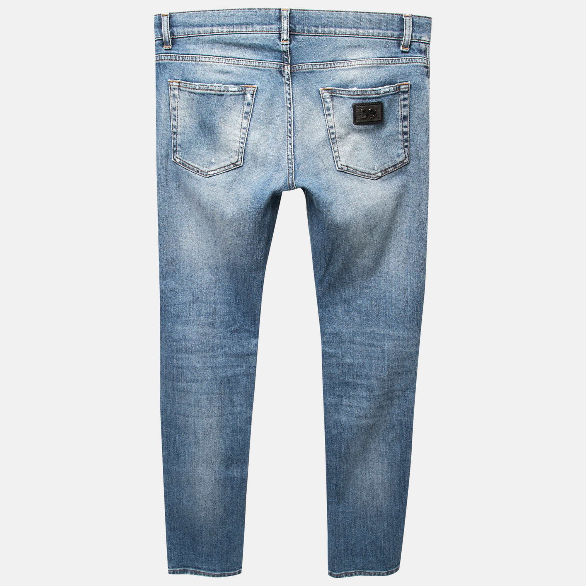 

Dolce & Gabbana Blue Denim Skinny Jeans  Waist 33