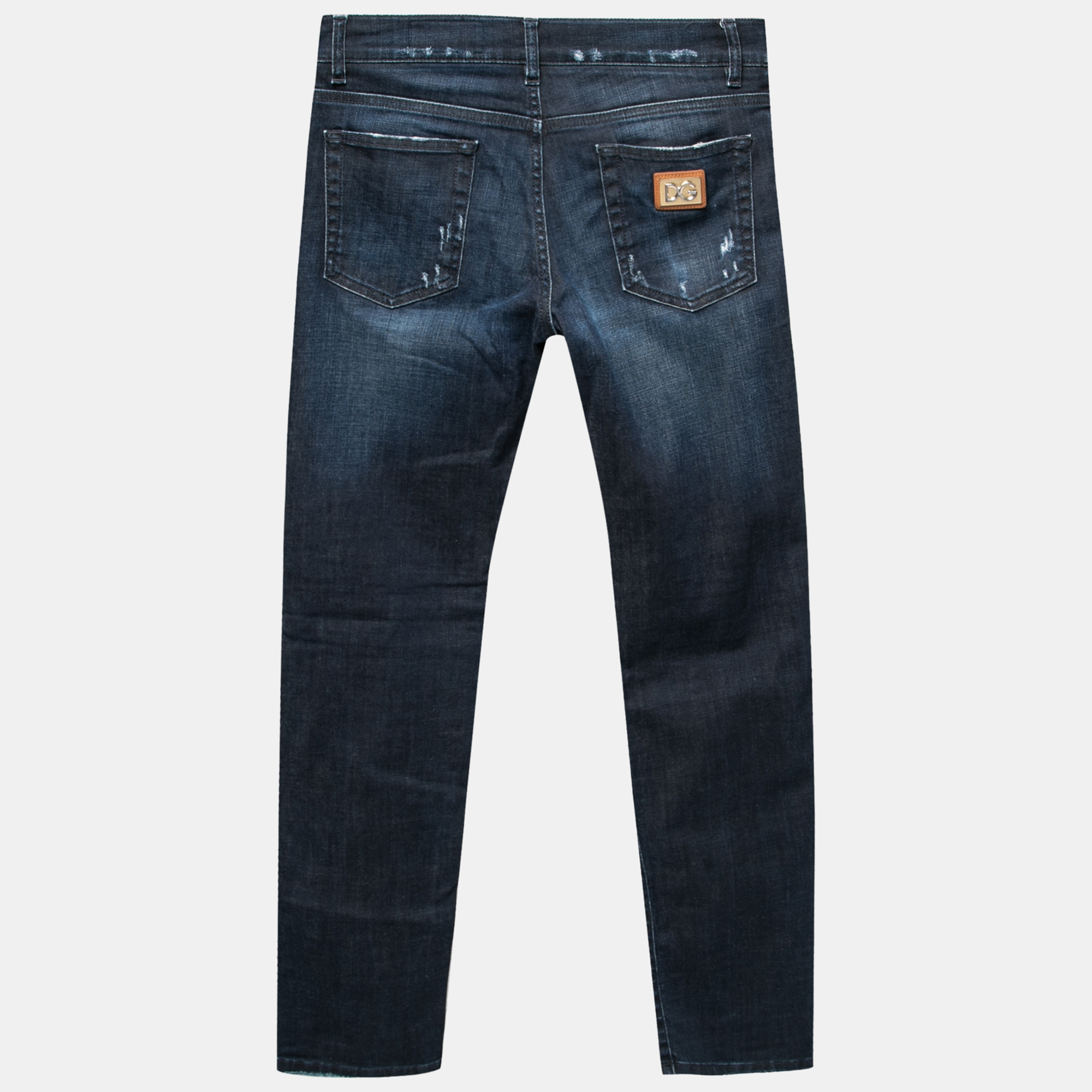

Dolce & Gabbana Dark Blue Denim Stretch Fit Comfort Jeans  Waist 32