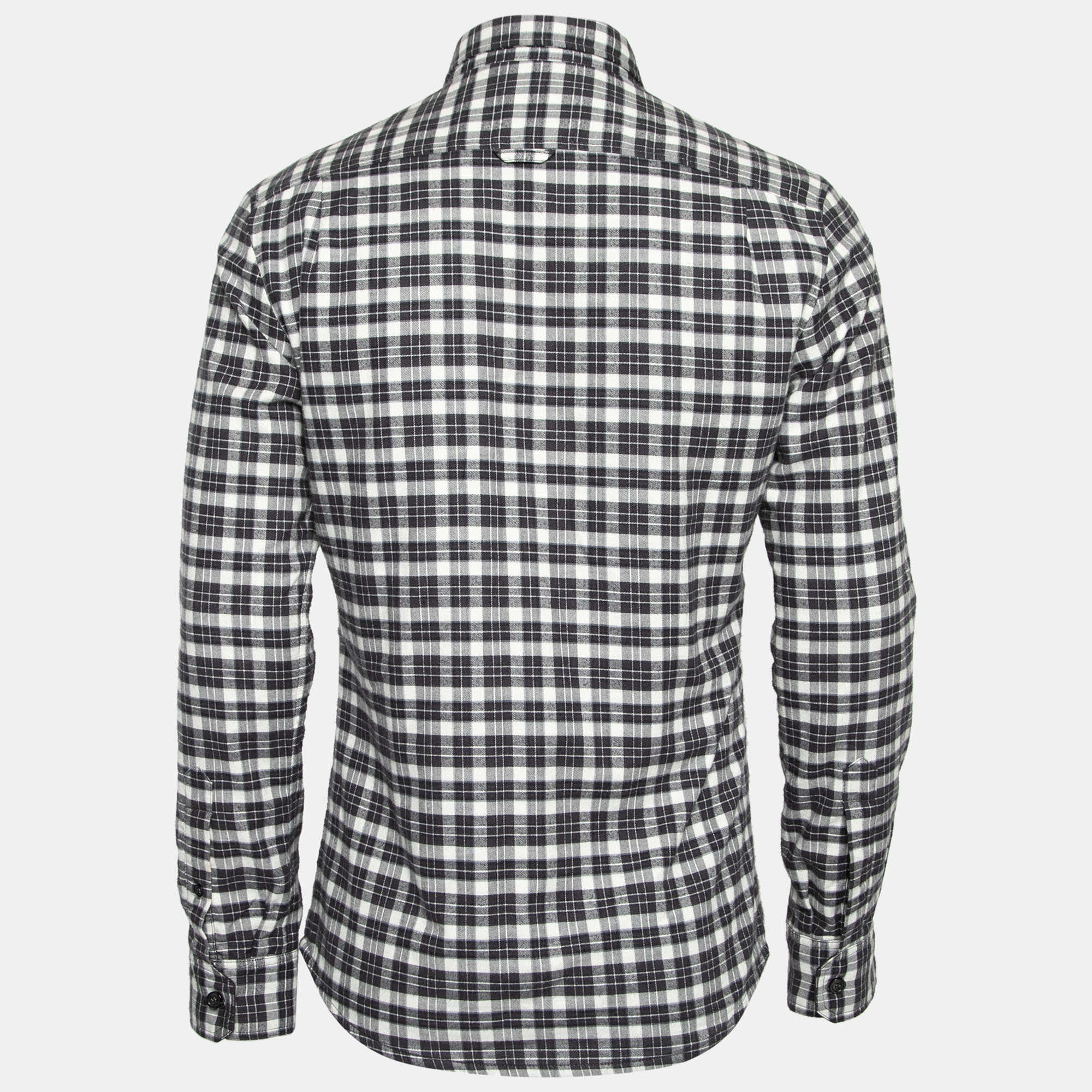 

Dolce & Gabbana Grey Tartan Sicilia Button Down Shirt