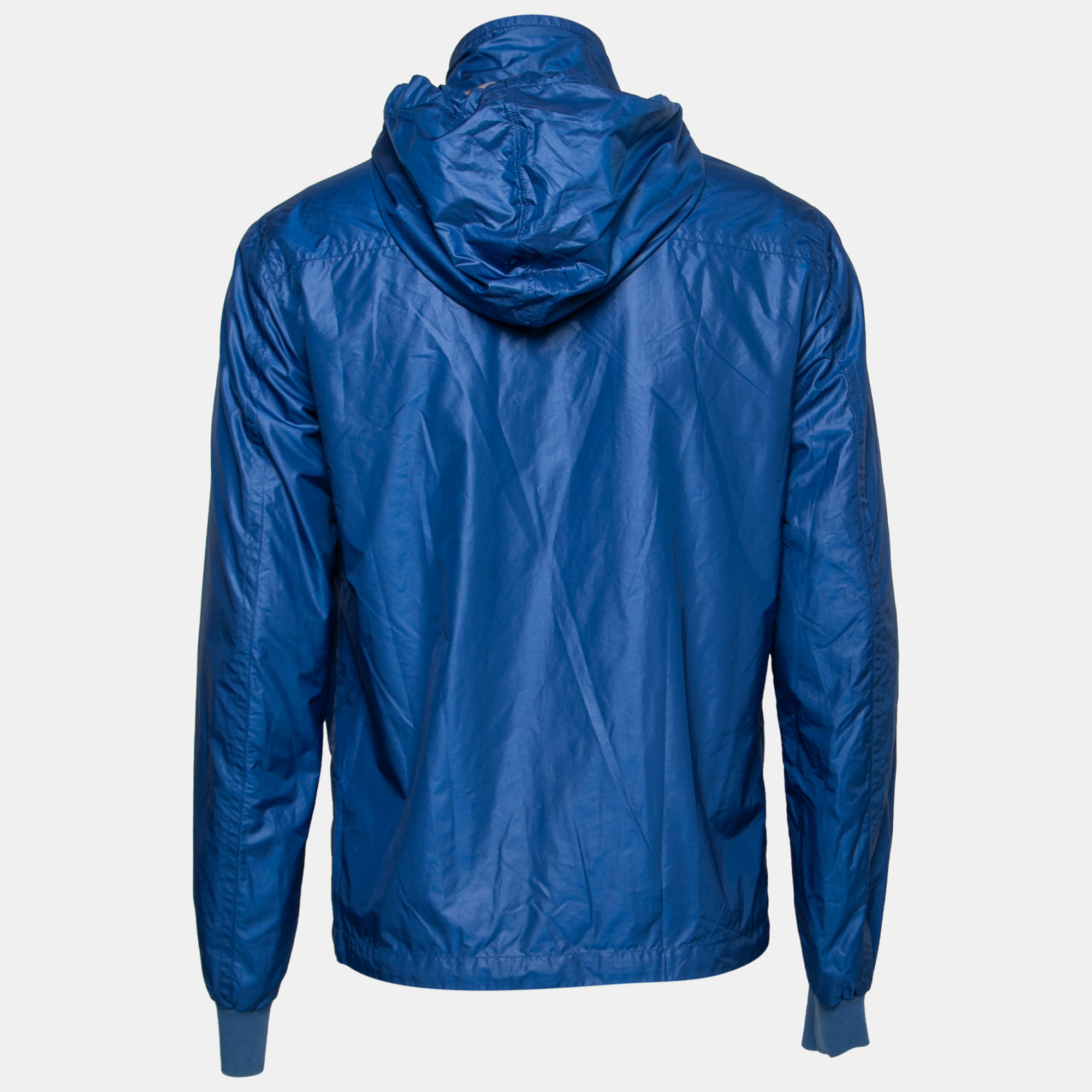 

Dolce & Gabbana Blue Synthetic Zip-Front Jacket