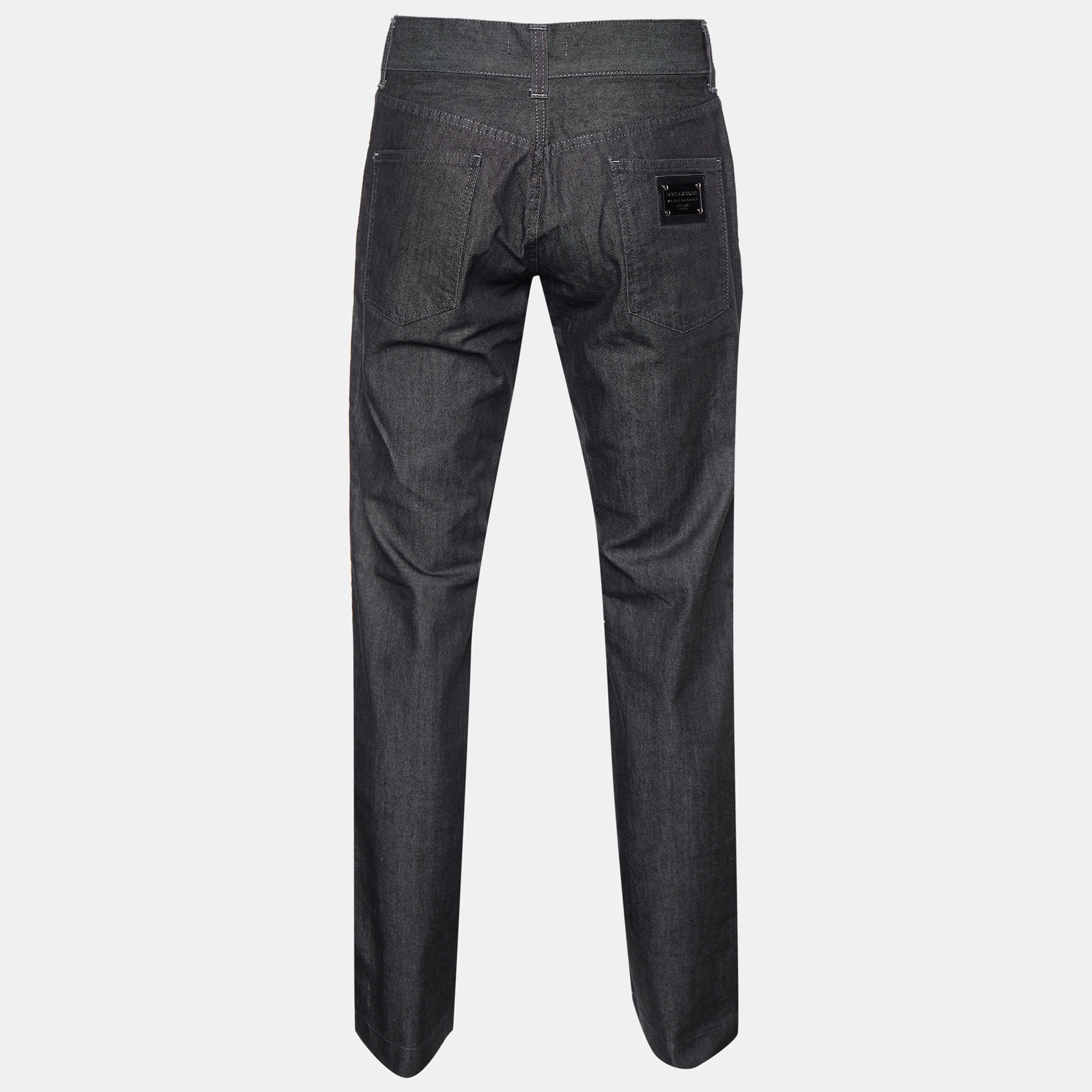 

Dolce & Gabbana Black Denim Straight Leg 16 Fit Jeans