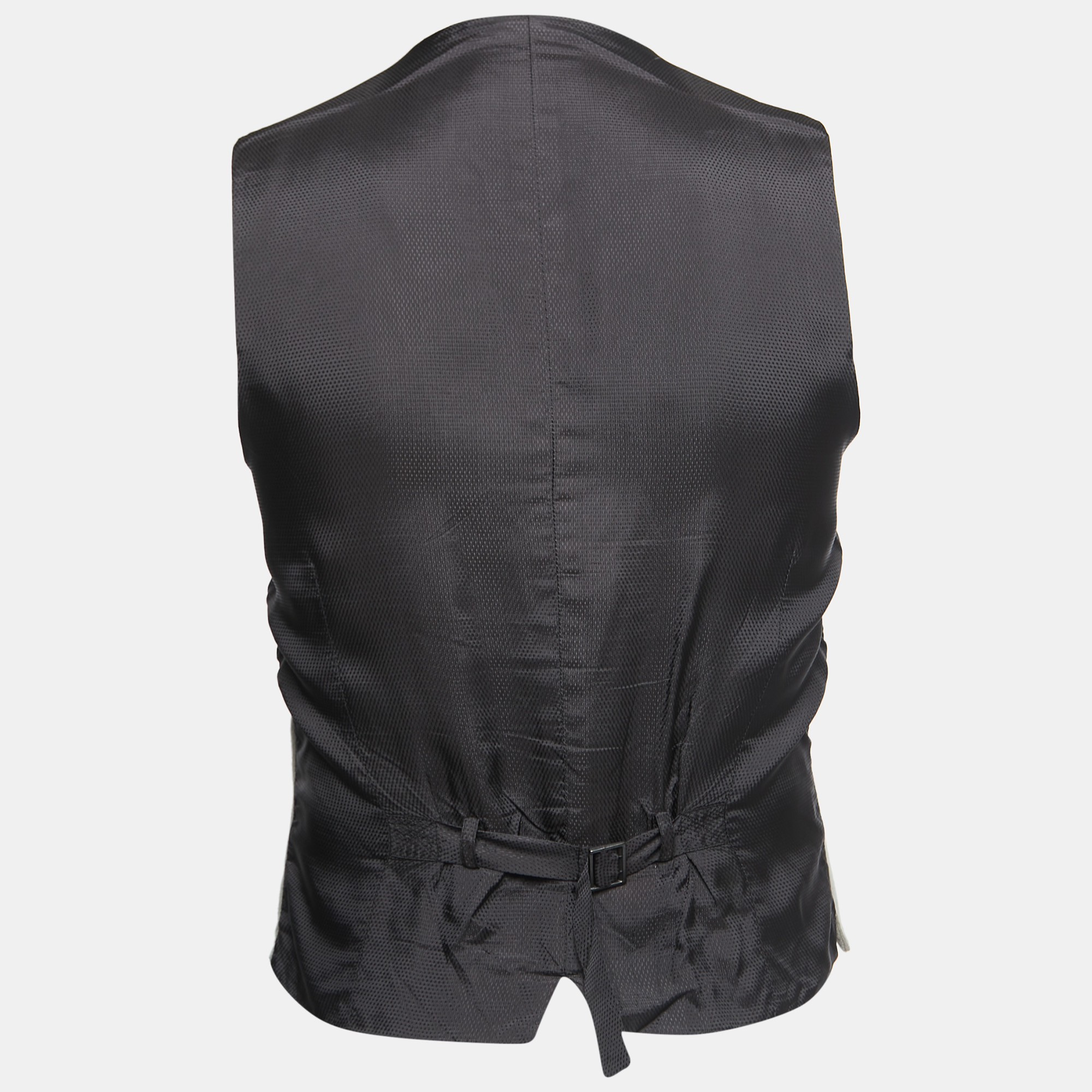 

Dolce & Gabbana Grey/Black Cotton Waistcoat