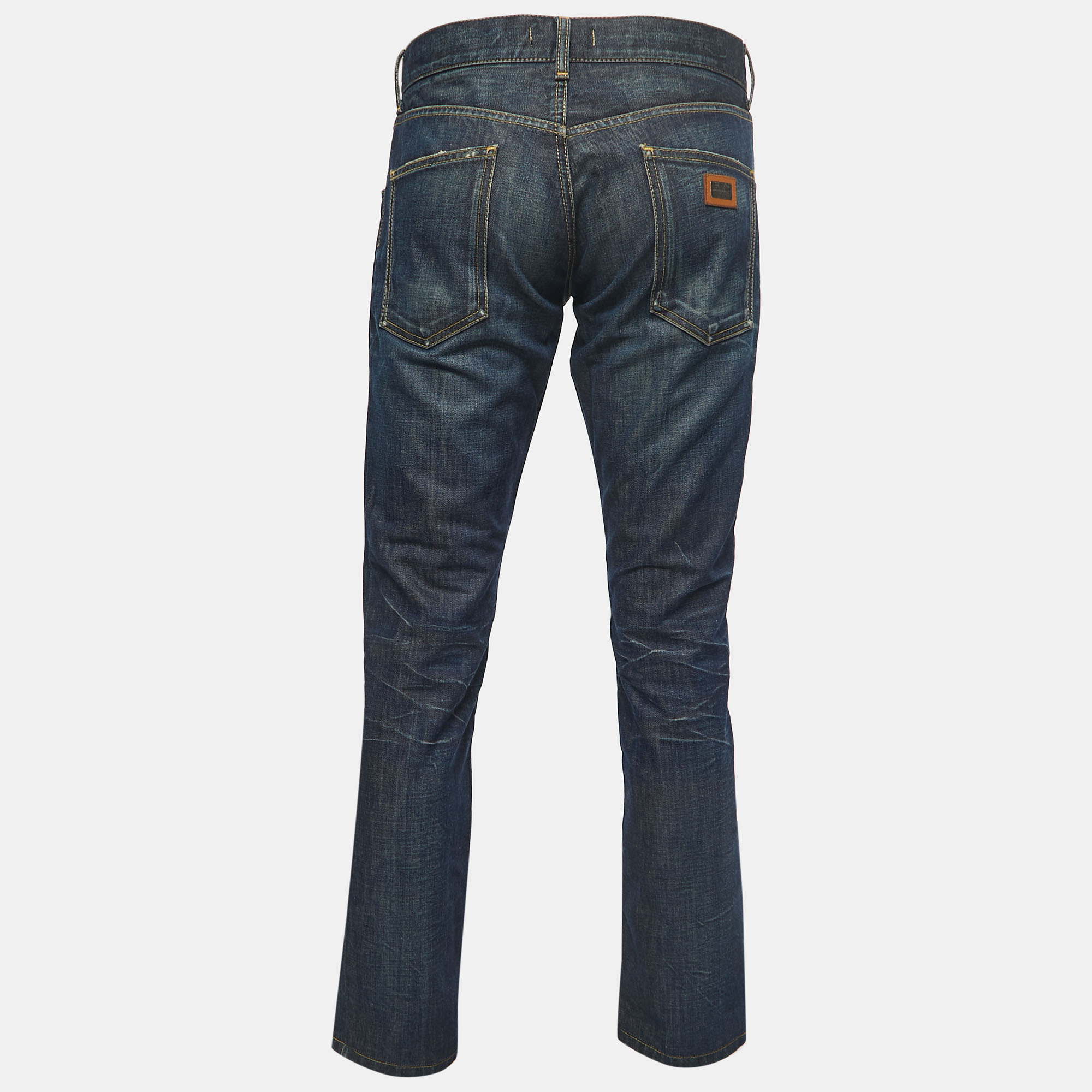 

Dolce & Gabbana Blue Denim 14 Straight Leg Jeans  Waist 32