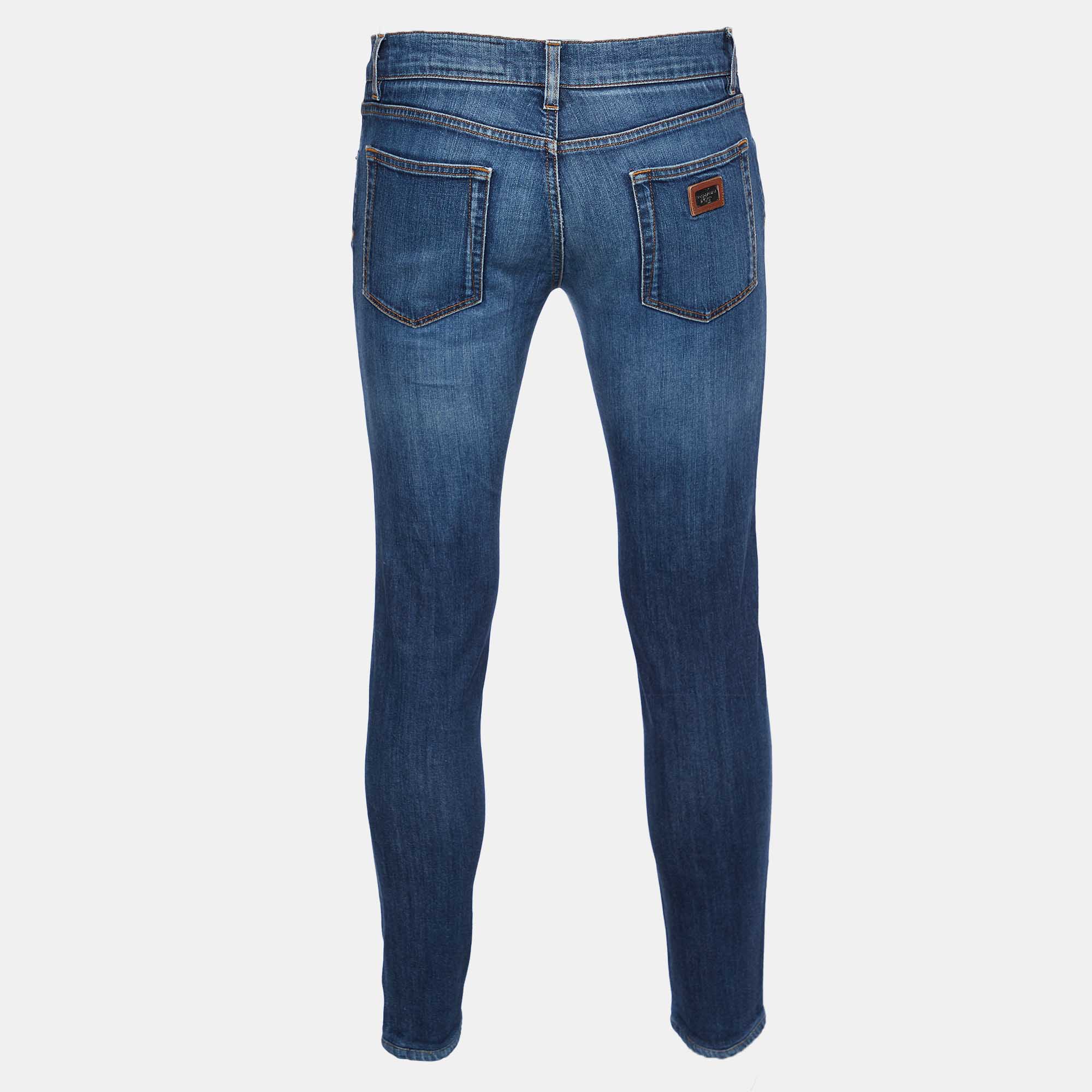 

Dolce & Gabbana Navy Blue Denim Classic Jeans