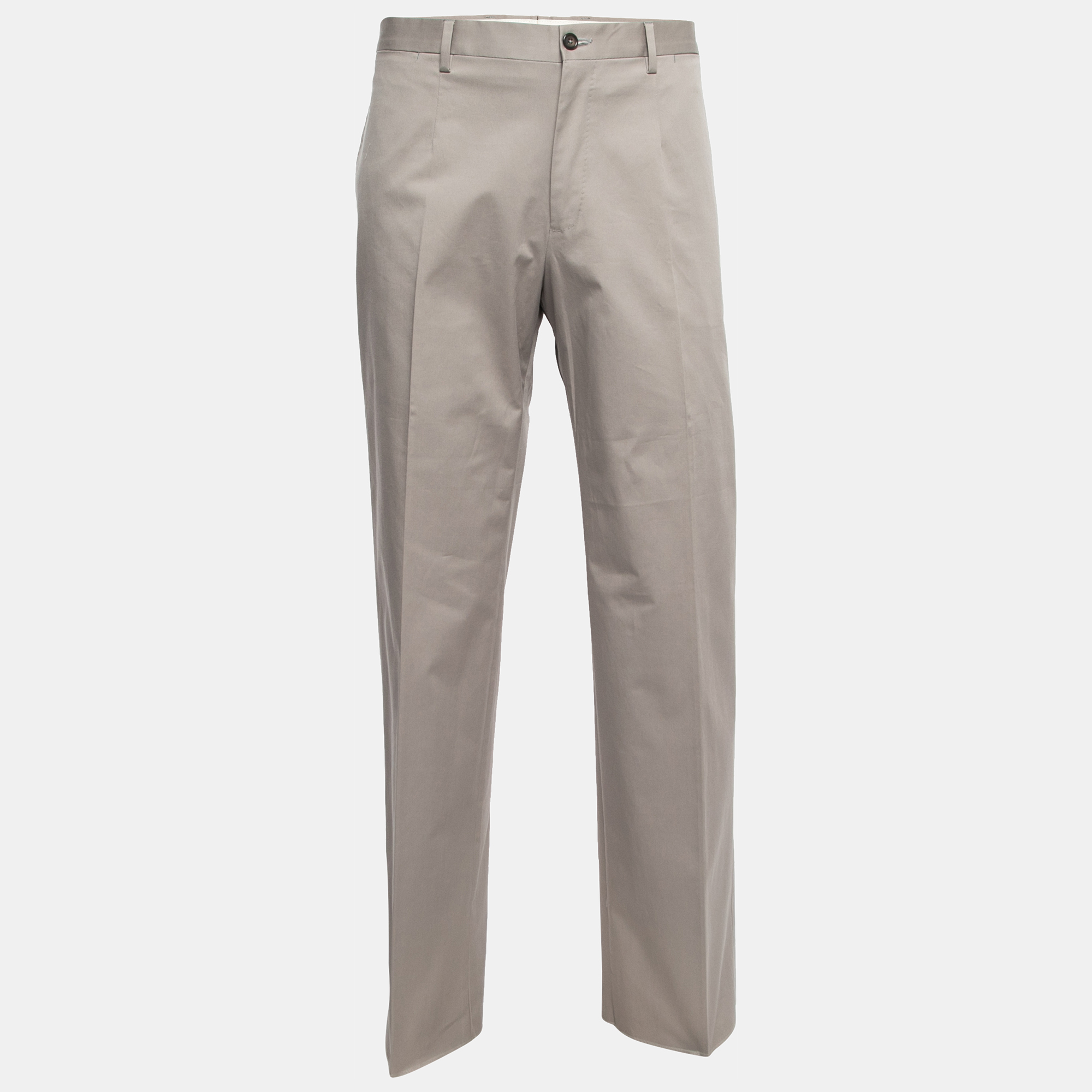 

Dolce & Gabbana Grey Stretch Cotton Trousers