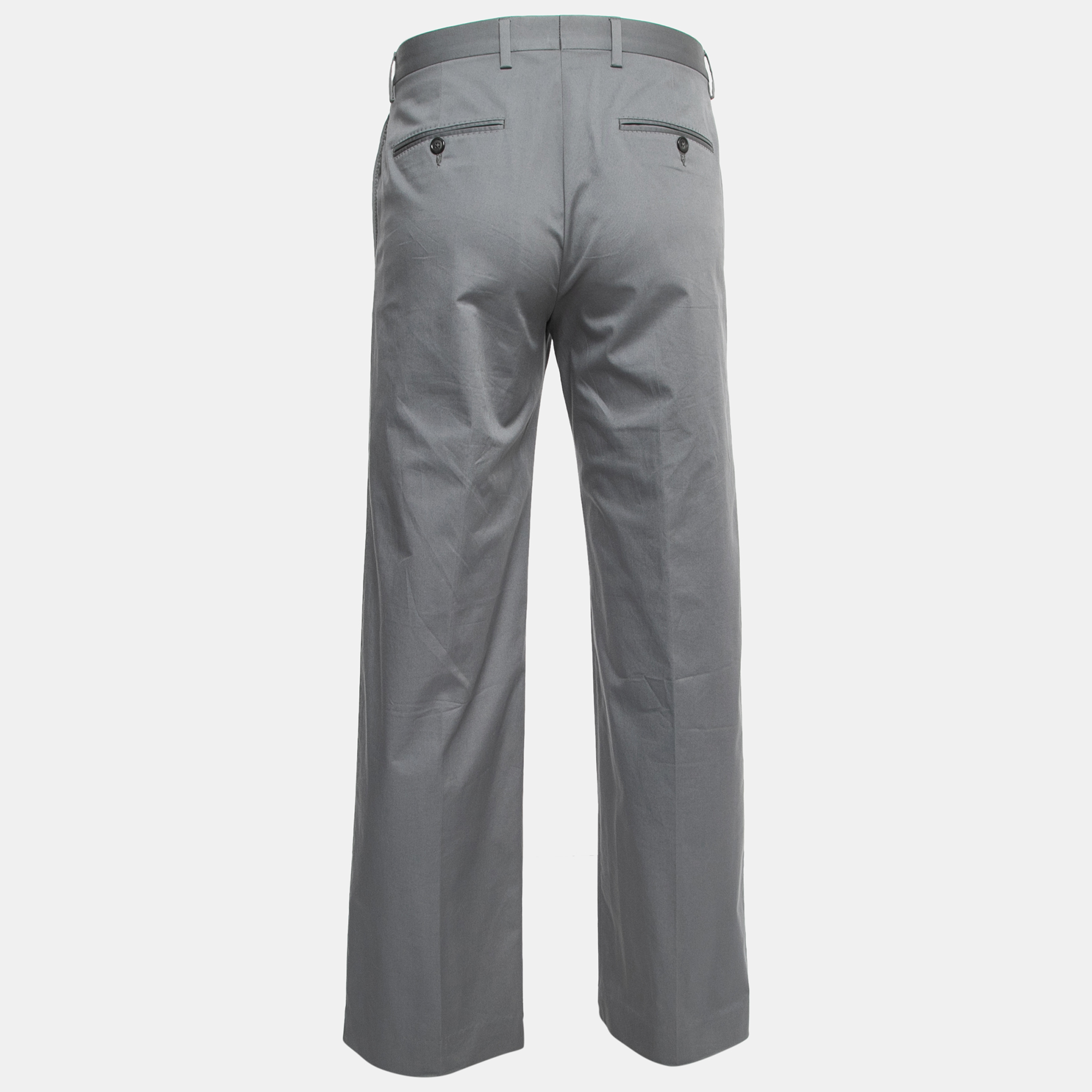 

Dolce & Gabbana Grey Stretch Cotton Trousers