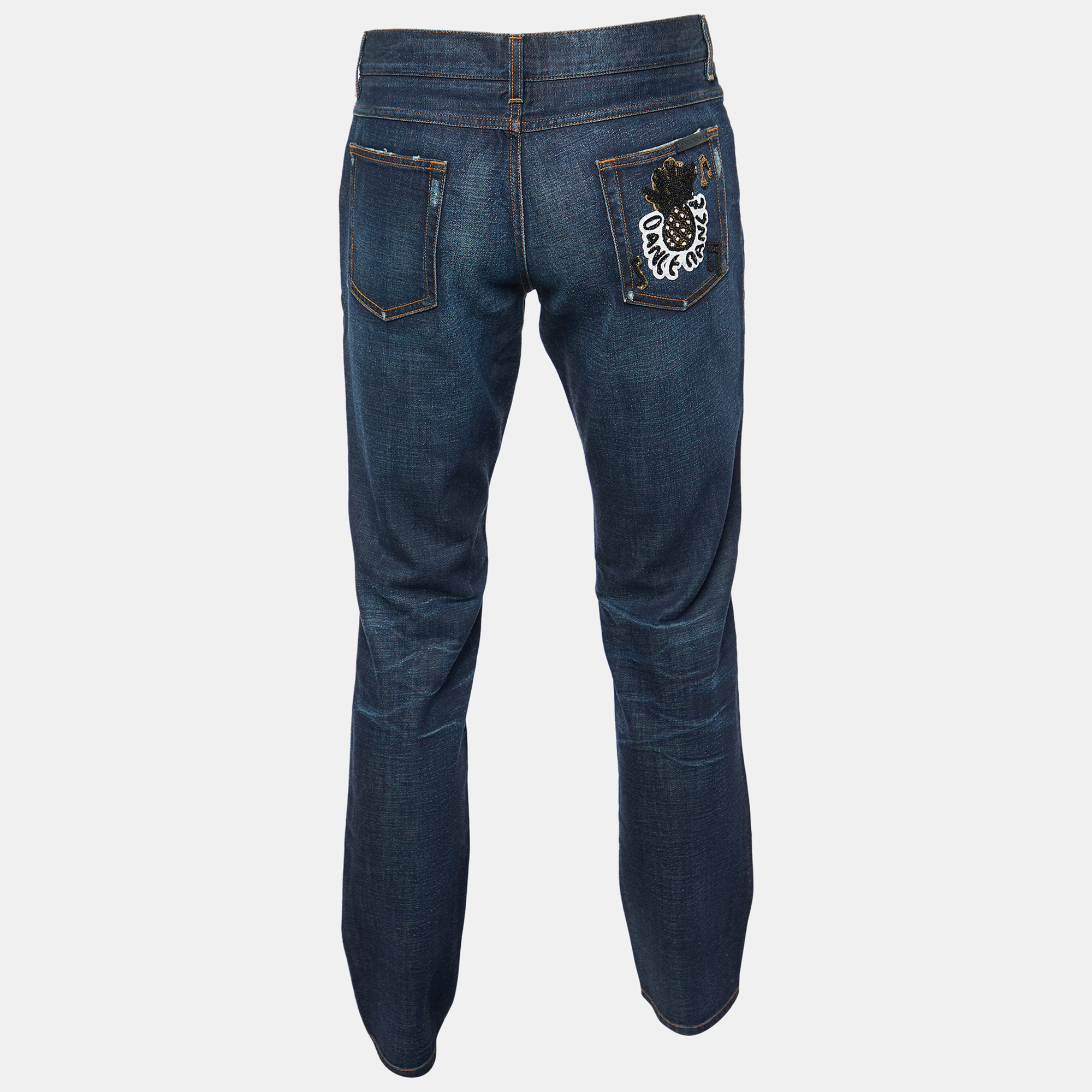 

Dolce & Gabbana Dark Blue Denim Comfort Fit Jeans /Waist 35