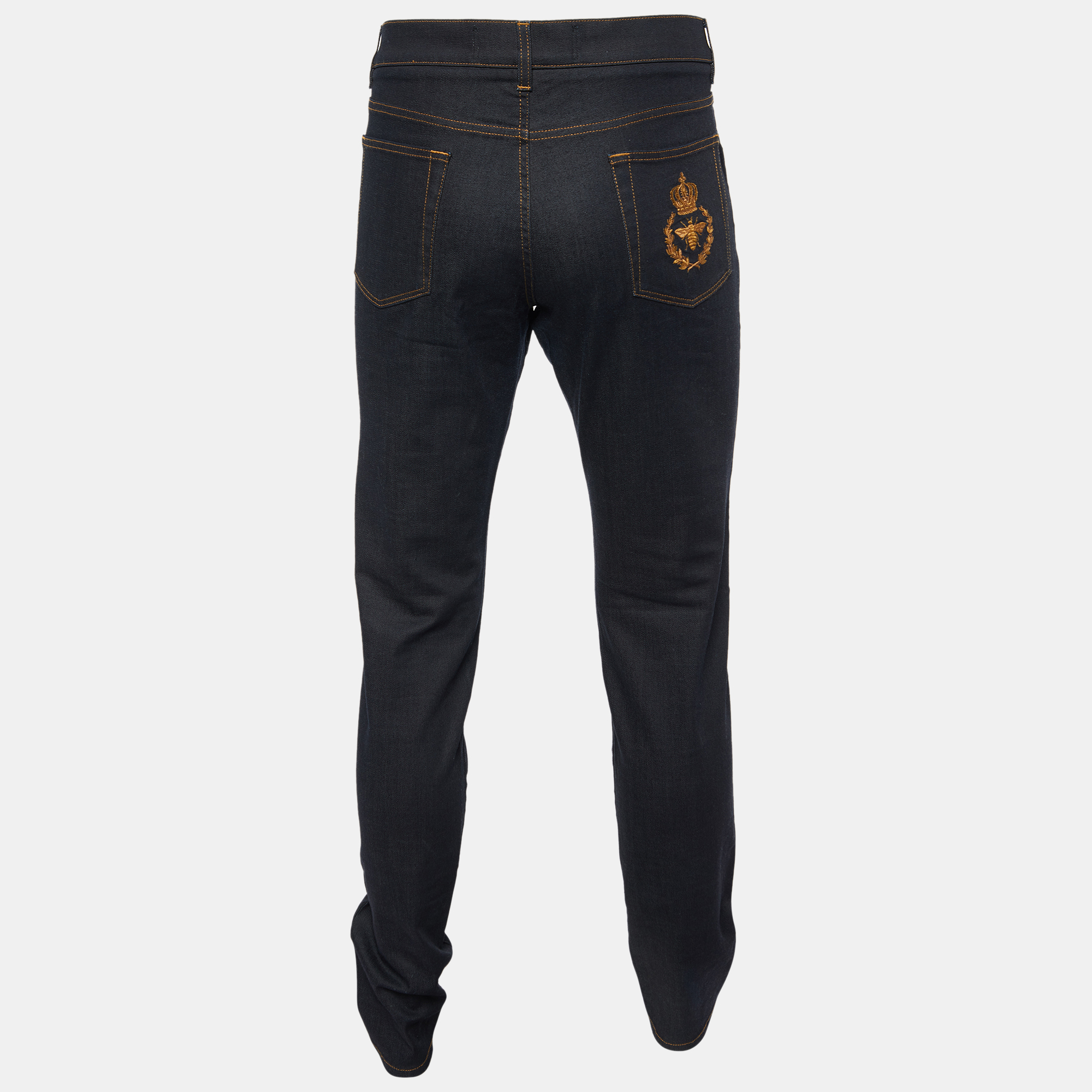

Dolce & Gabbana Black Denim 16 Stretch Slim Fit Jeans /Waist 36