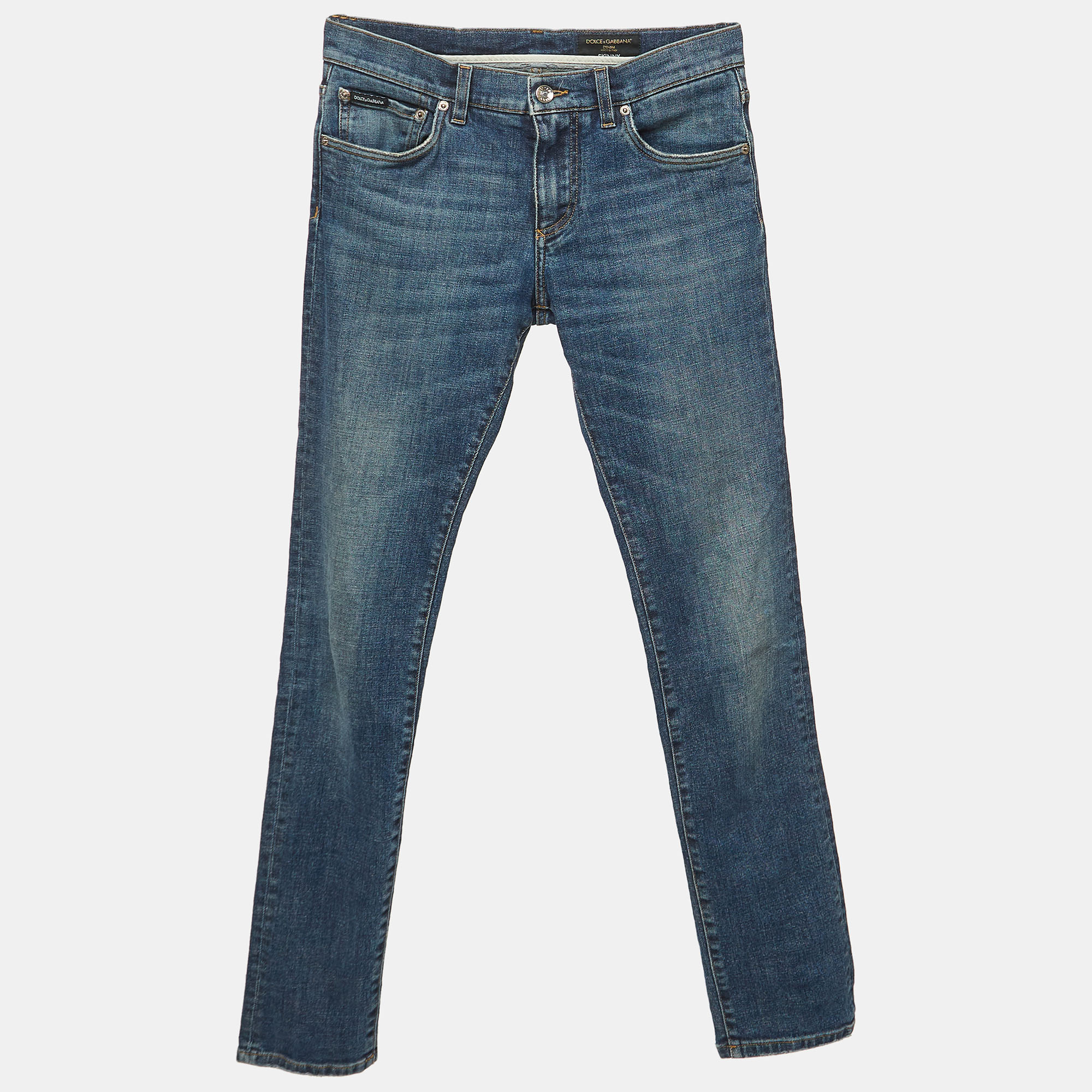 

Dolce & Gabbana Blue Denim Skinny Jeans S Waist 46"