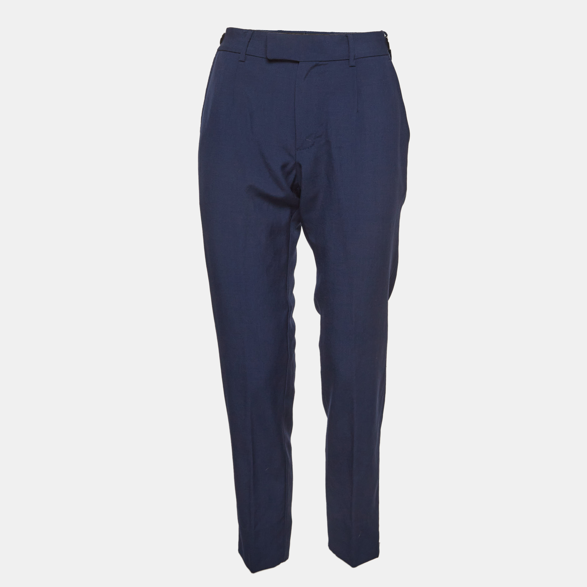 

Dolce & Gabbana Blue Wool Regular Pants S