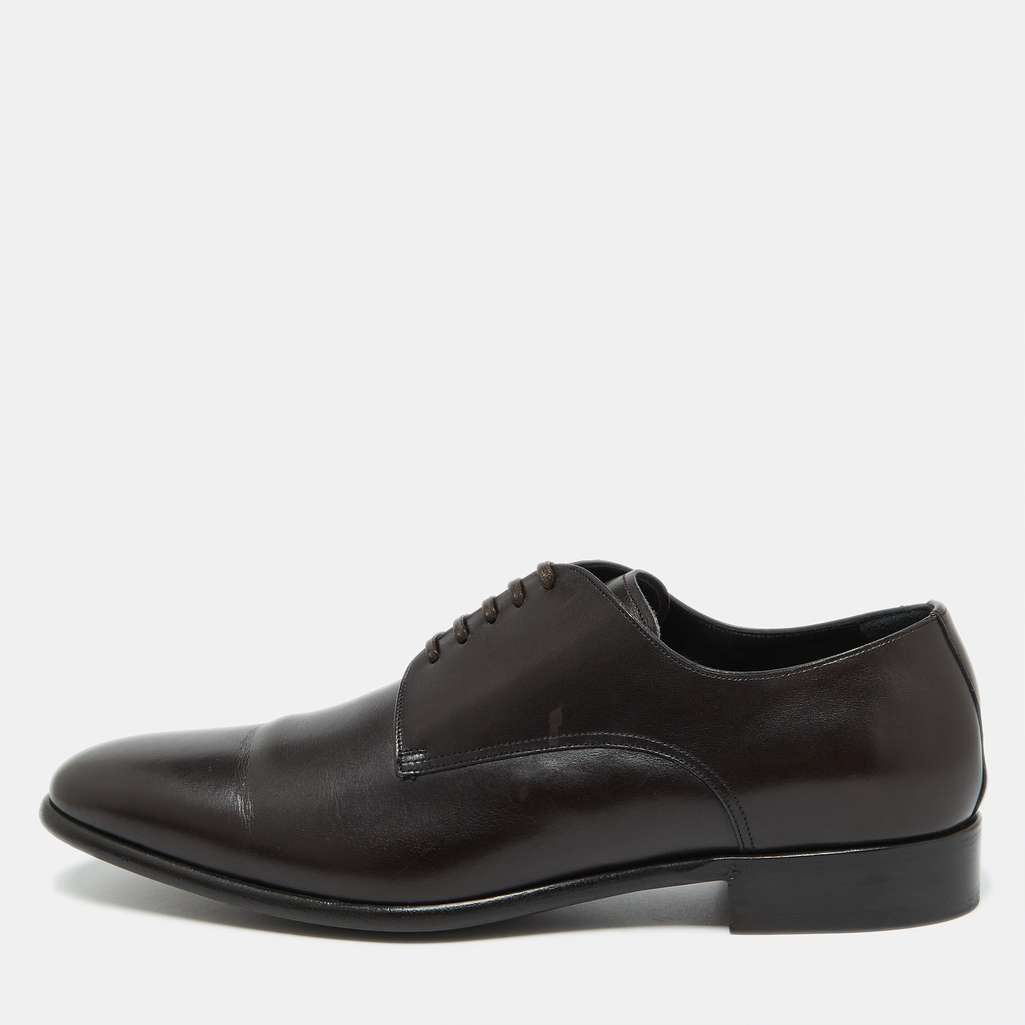 

Dolce & Gabbana Dark Brown Leather Lace Up Derby Size 43