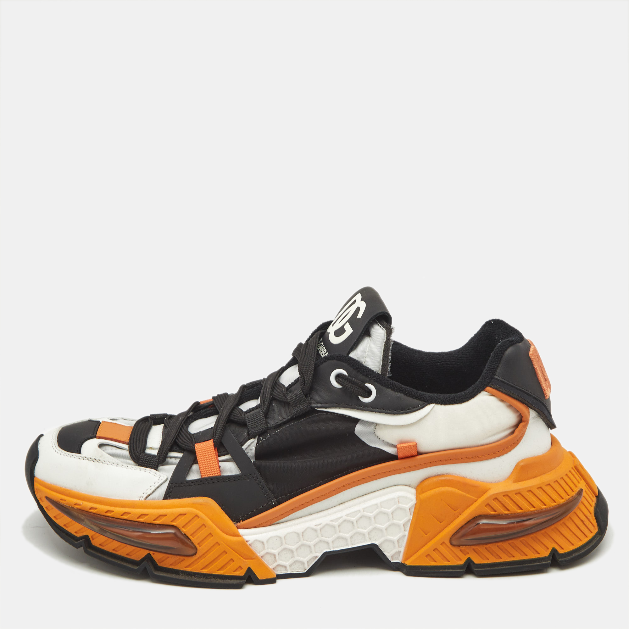 

Dolce & Gabbana Multicolor Nylon and Leather Airmaster Sneakers Size