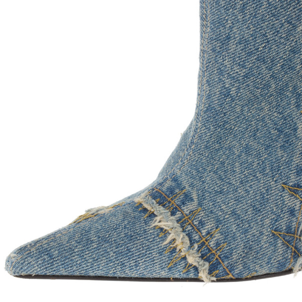 Dolce and Gabbana Denim Over the Knee Boots Size 37 Dolce and Gabbana TLC