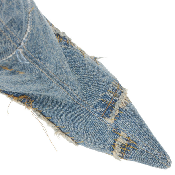 Dolce and Gabbana Denim Over the Knee Boots Size 37 Dolce and Gabbana TLC