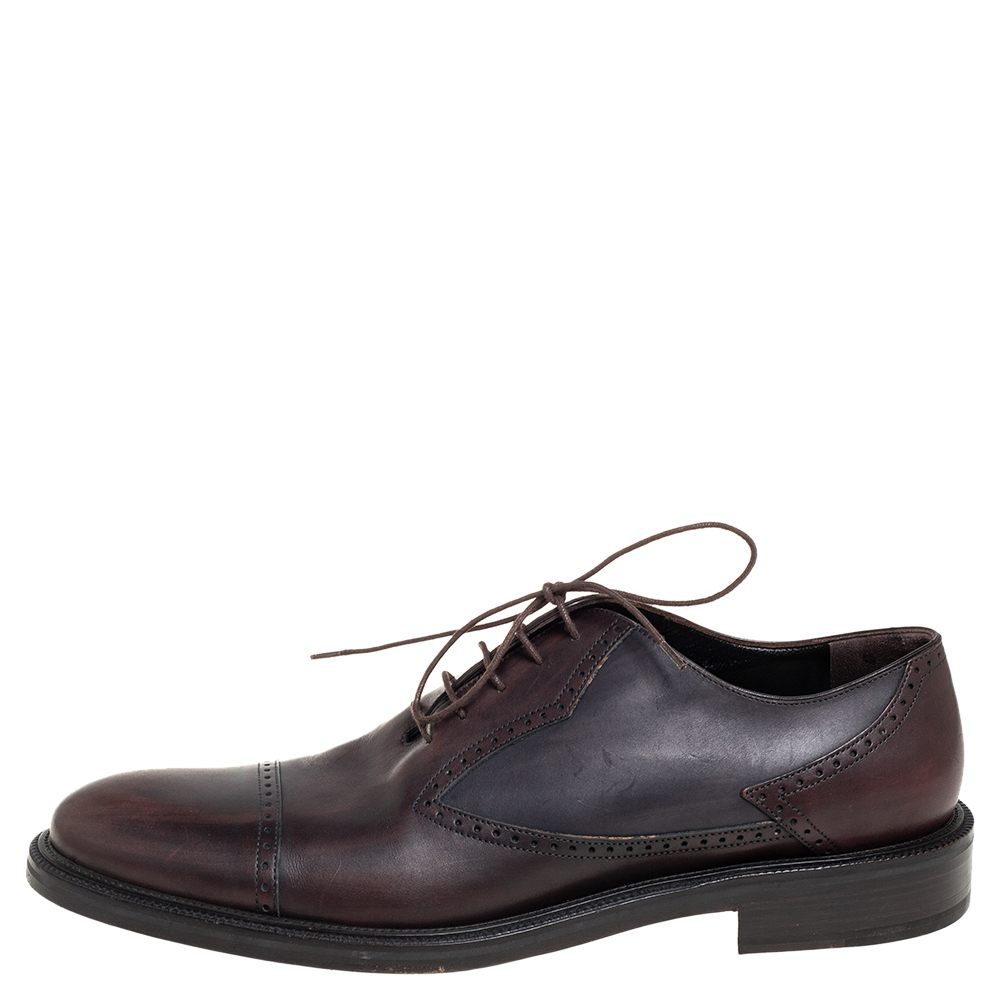 

Dolce and Gabbana Brown Leather Oxford Size