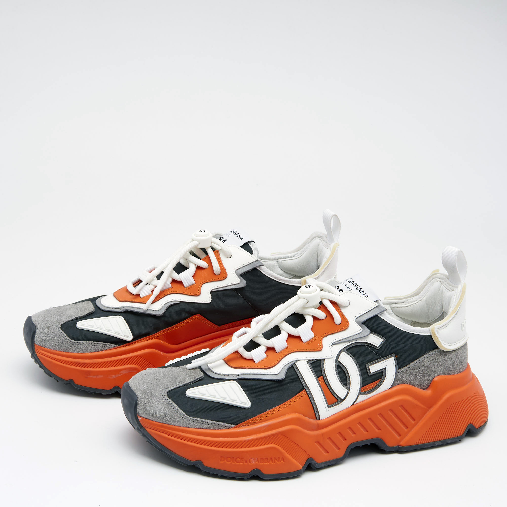 

Dolce & Gabbana Multicolor Nylon And Leather Daymaster Sneakers Size