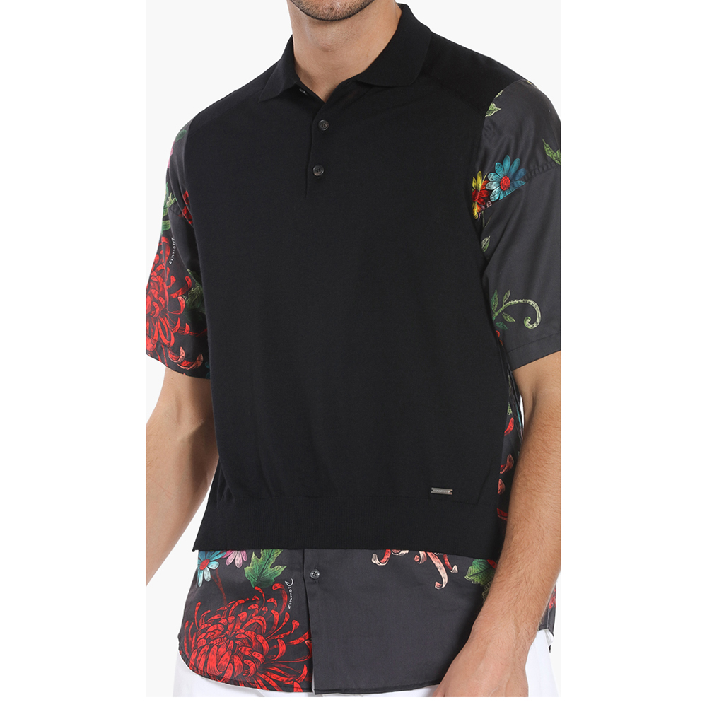 

Dsquared2 Black Floral Print Sleeves Sweater