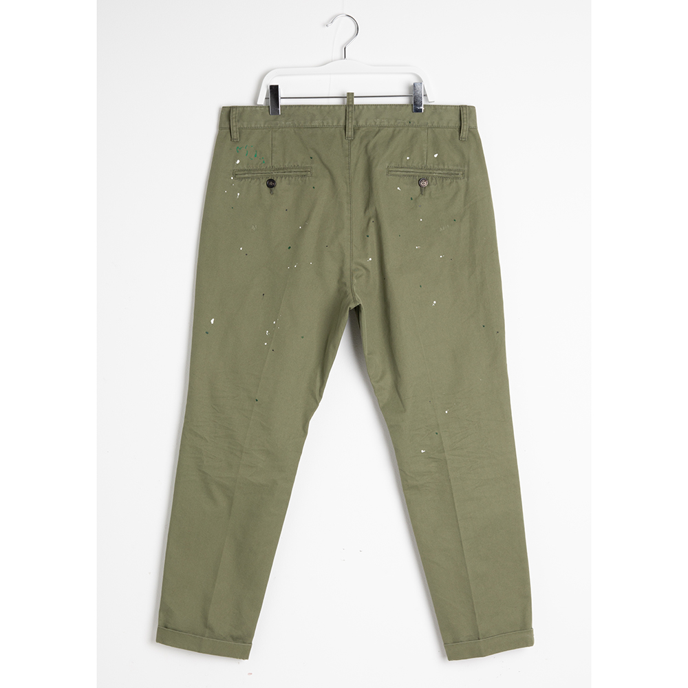 

Dsquared2 Green Patched Chino Pants  (54