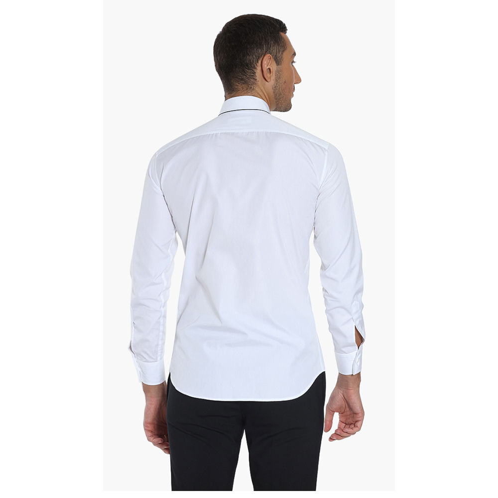 

Dsquared2 White Logo Pocket Long Sleeves Shirt XXXXS (IT 38)