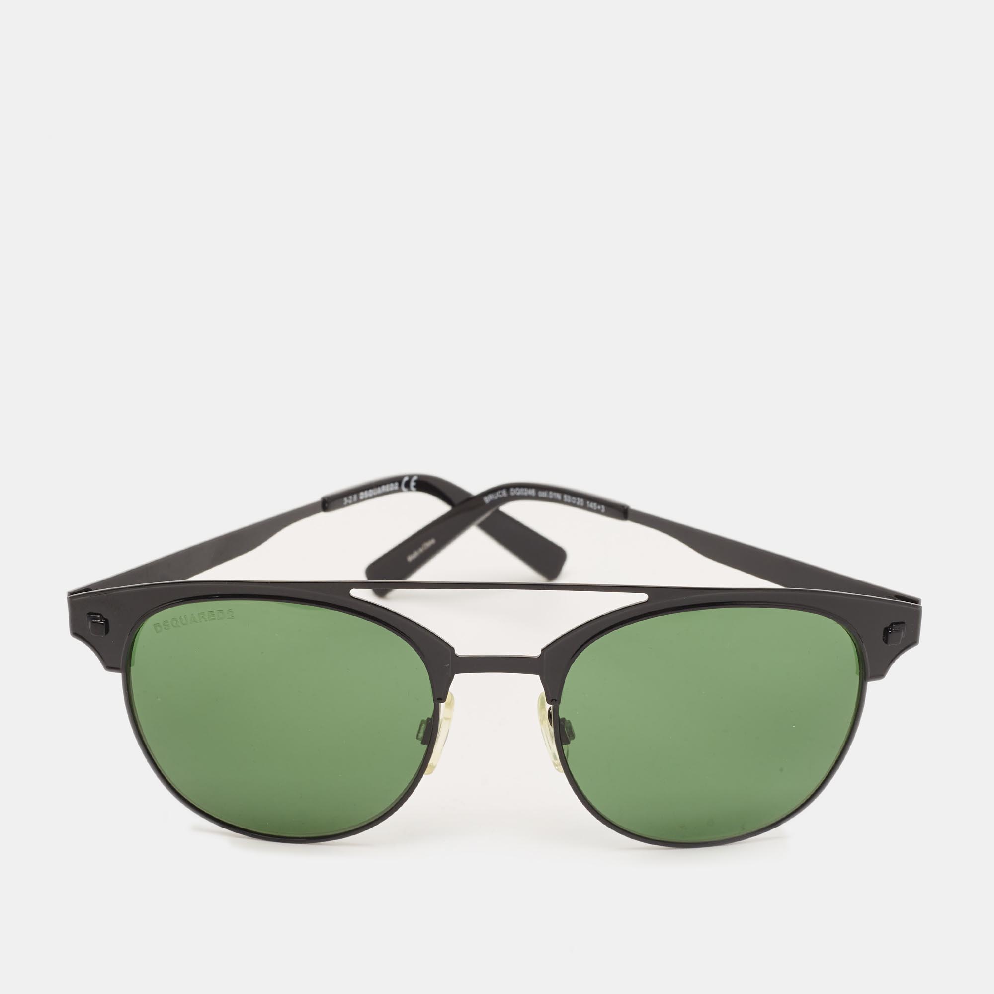 

Dsquared2 Black DQ 0246 Bruce Aviator Sunglasses