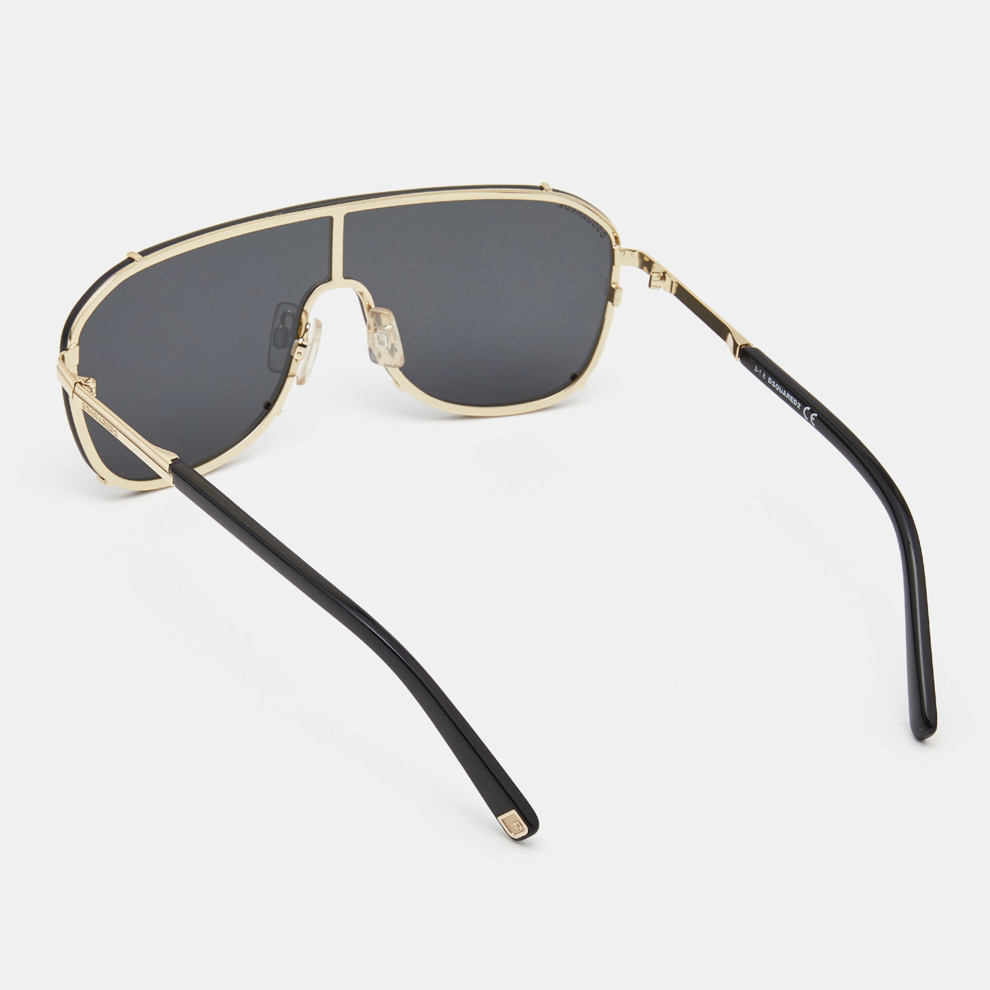 

Dsquared2 Black/Gold Sierra DQ0291 Shield Sunglasses