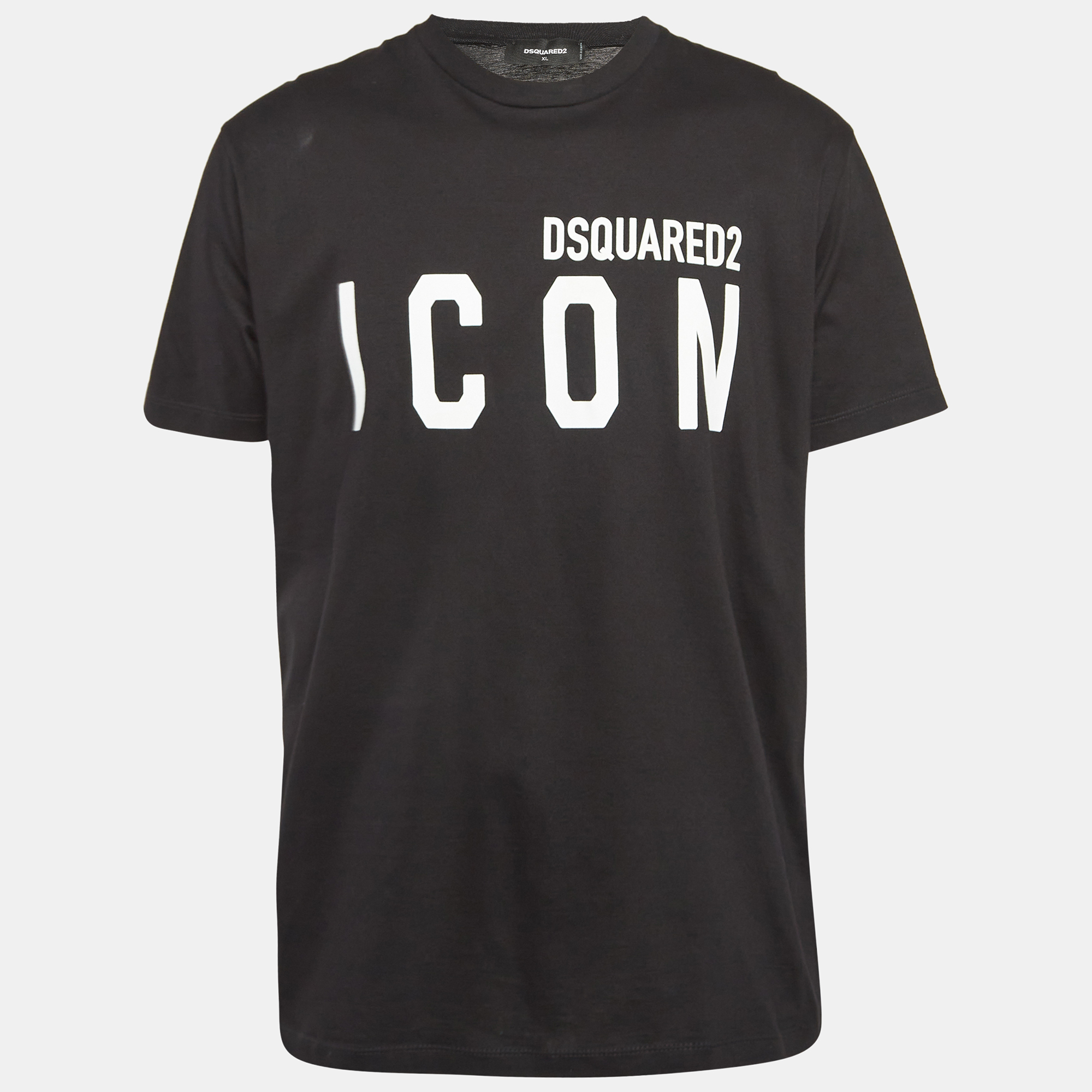 

Dsquared2 Black Logo Icon Cotton T-Shirt XL