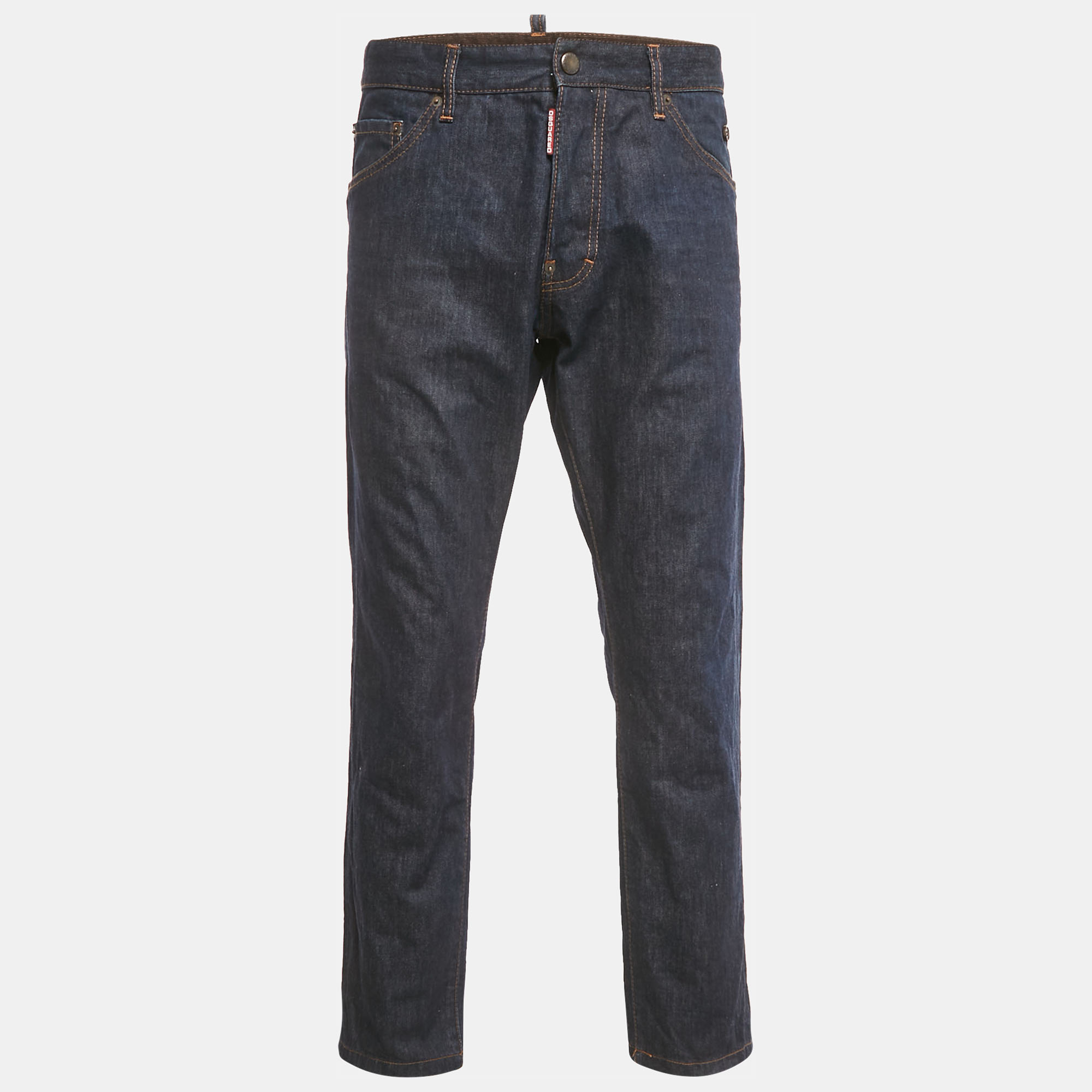 Pre-owned Dsquared2 Blue Denim Regular Fit Jeans Xl Waist 52"