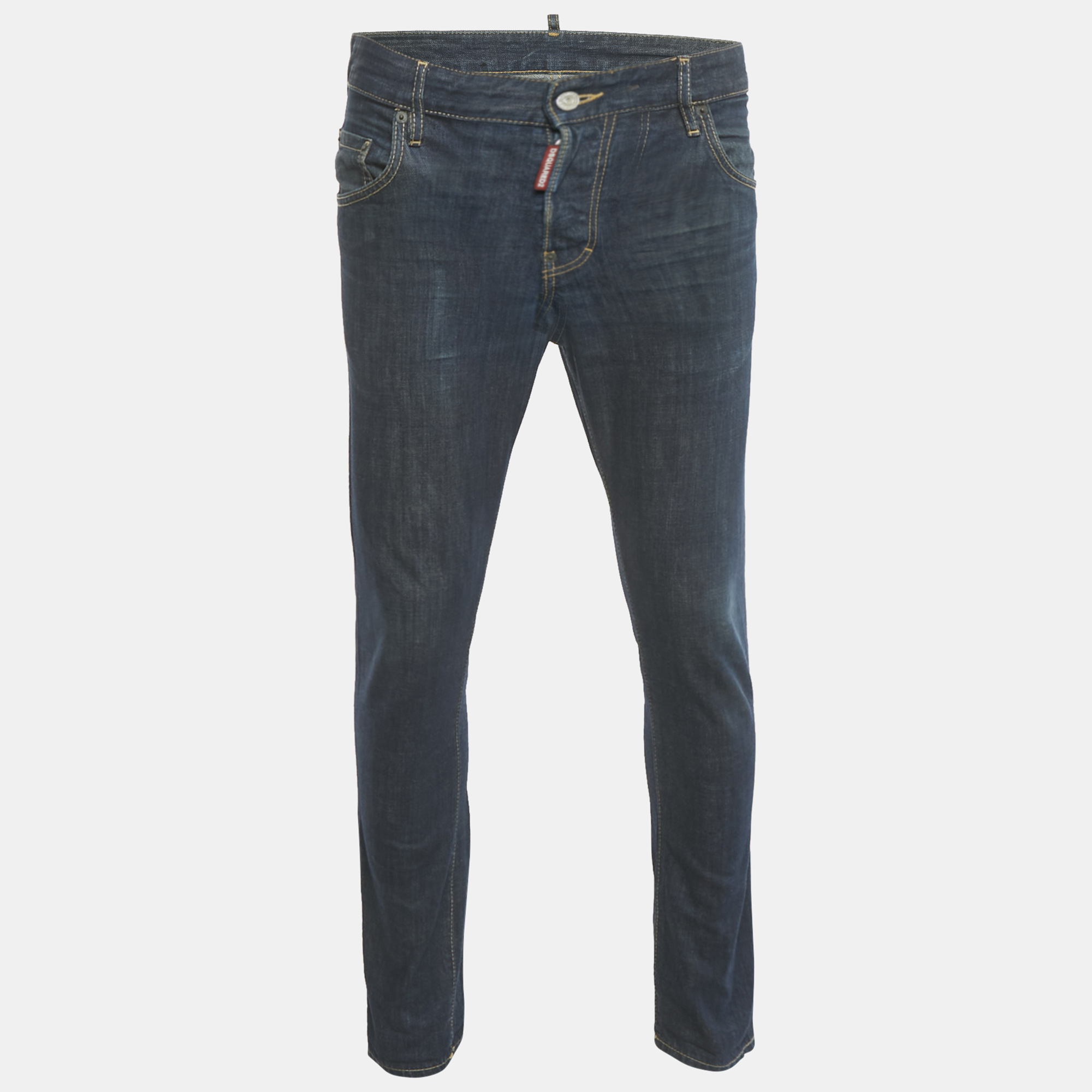 Pre-owned Dsquared2 Blue Denim Skater Jeans S Waist 32 "
