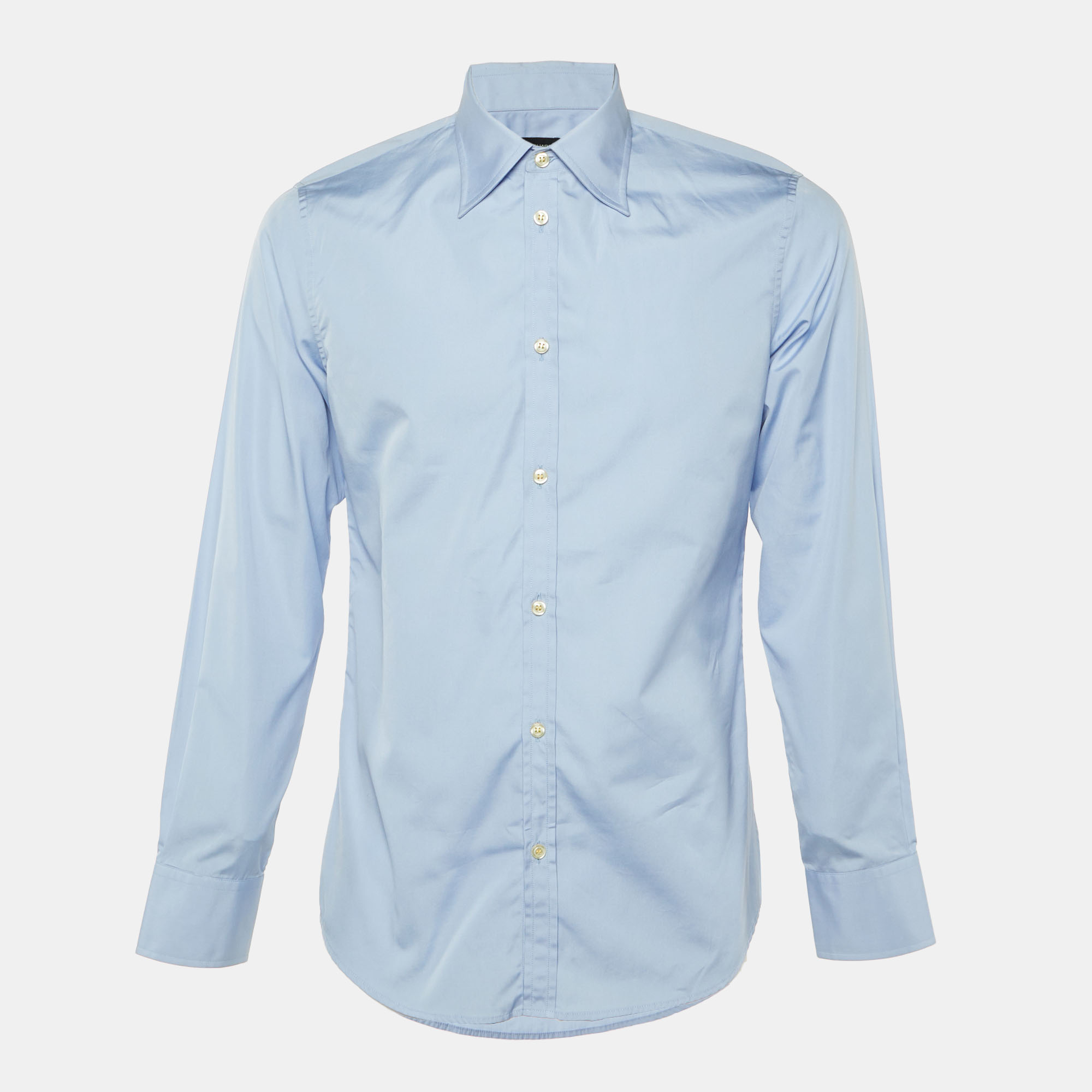 

Dsquared2 Blue Cotton Long Sleeve Shirt L
