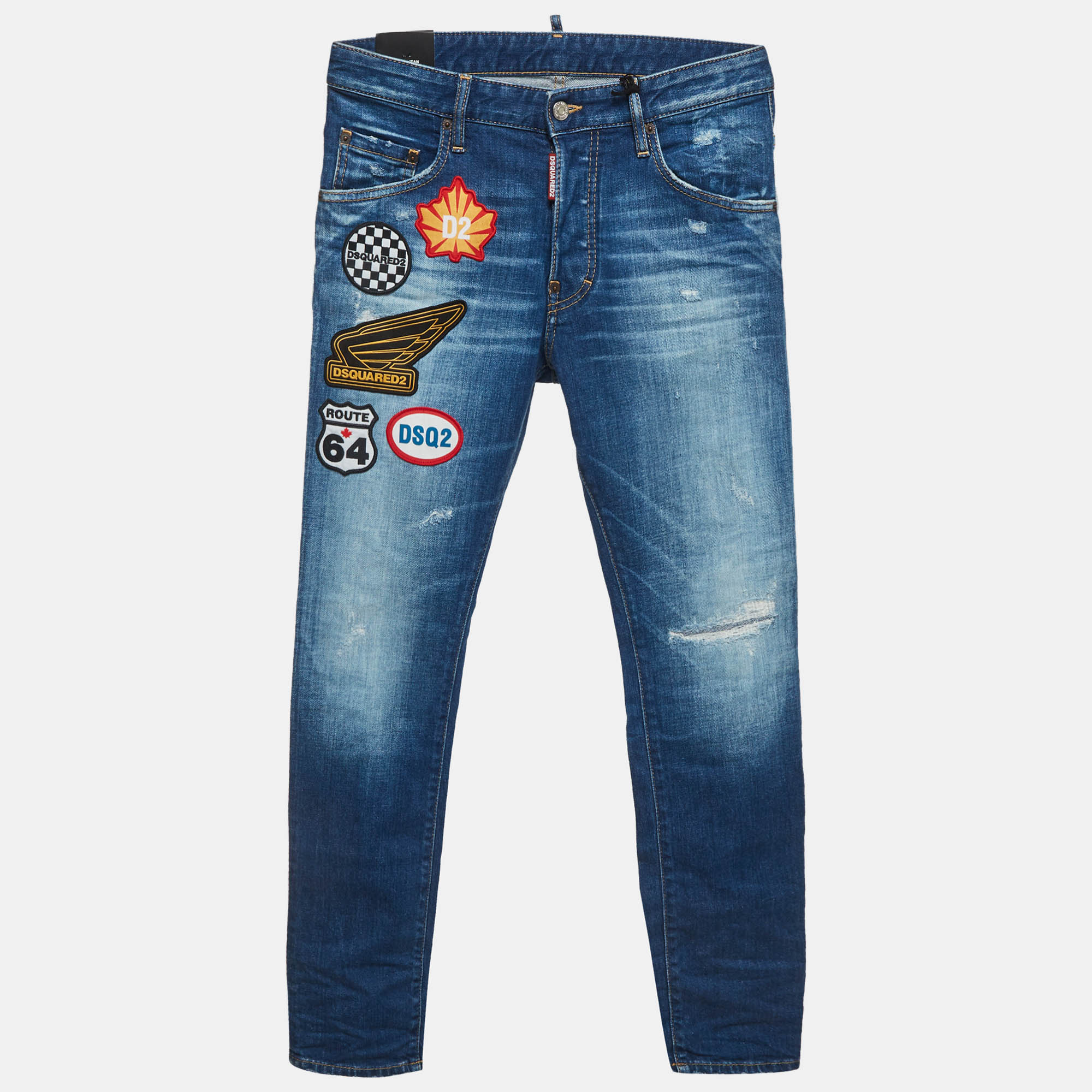 

Dsquared2 Blue Denim Skater Jeans S/Waist 32"