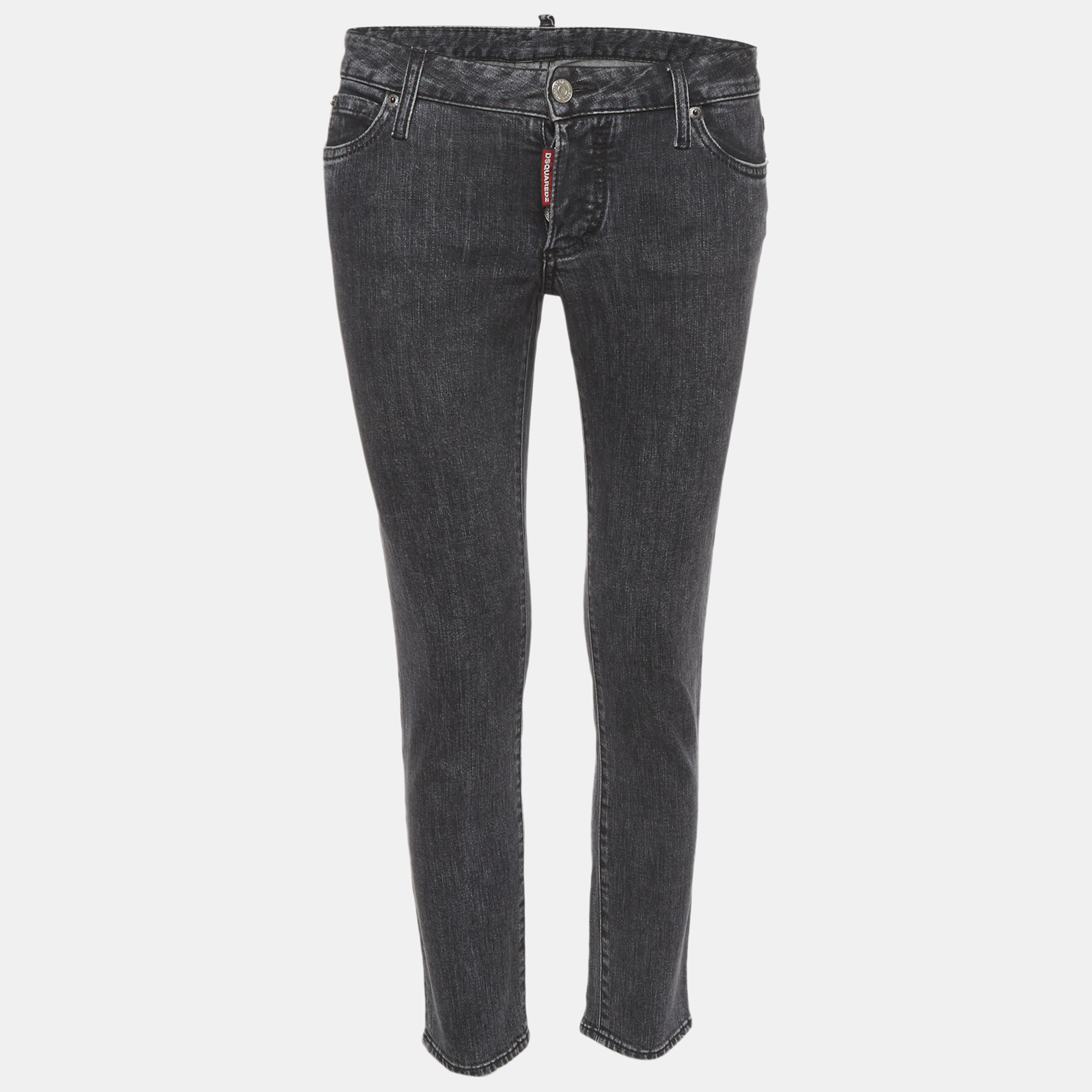 

Dsquared2 Black Denim Low Waist Jeans S/Waist 30"