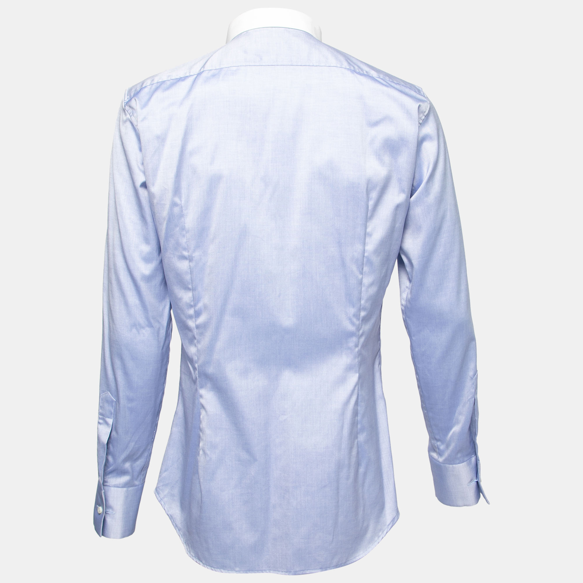 

Dsquared2 Blue Cotton Tailor Dean Classic Fit Shirt