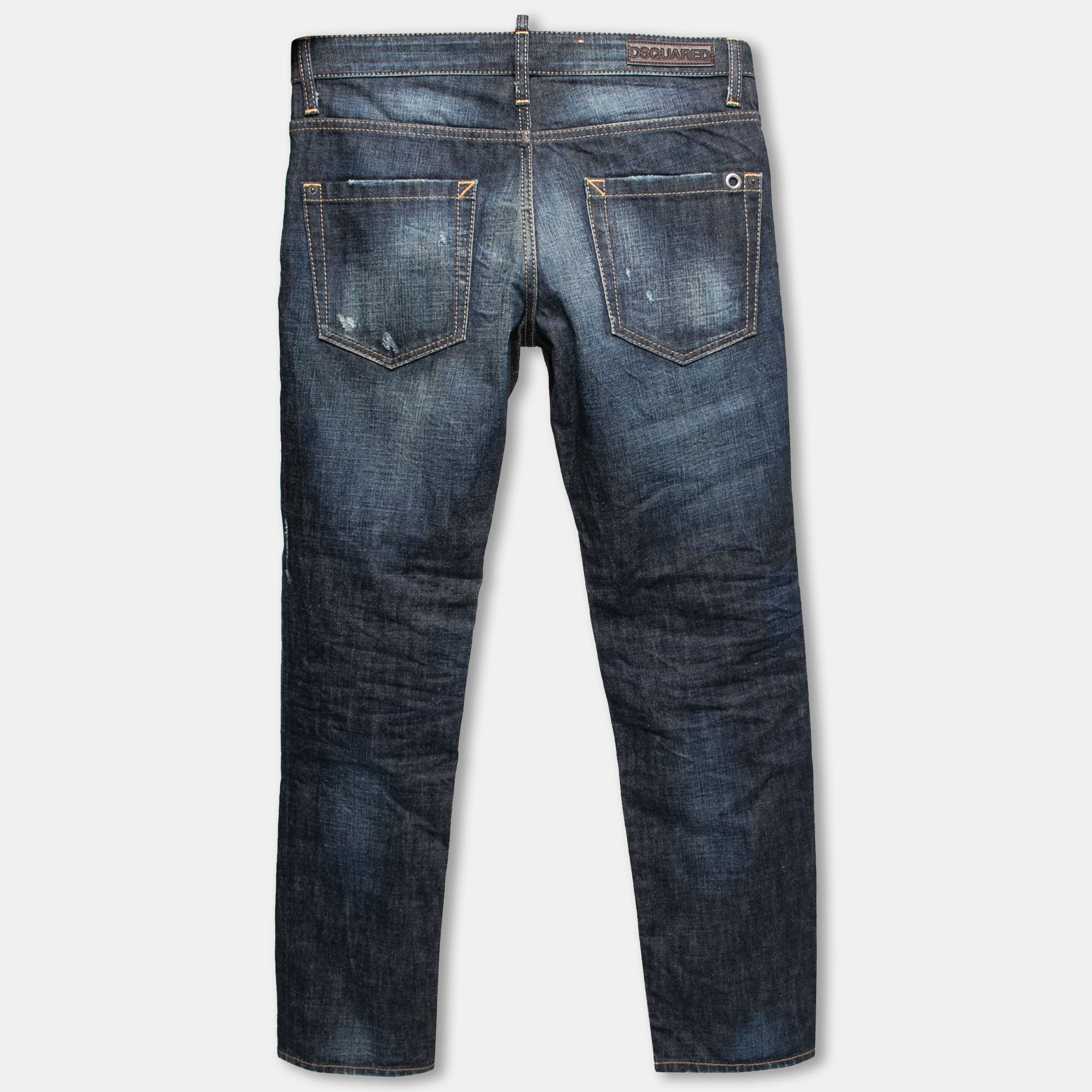 

Dsquared2 Blue Distressed Denim Jeans