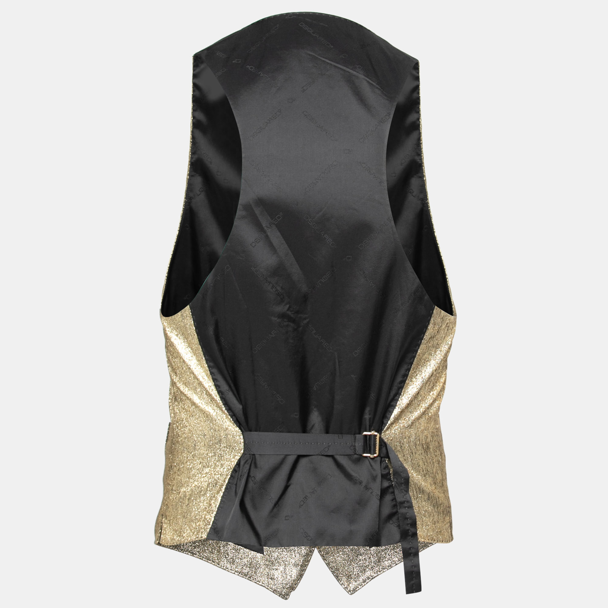

Dsquared2 Gold Silk Waist Coat