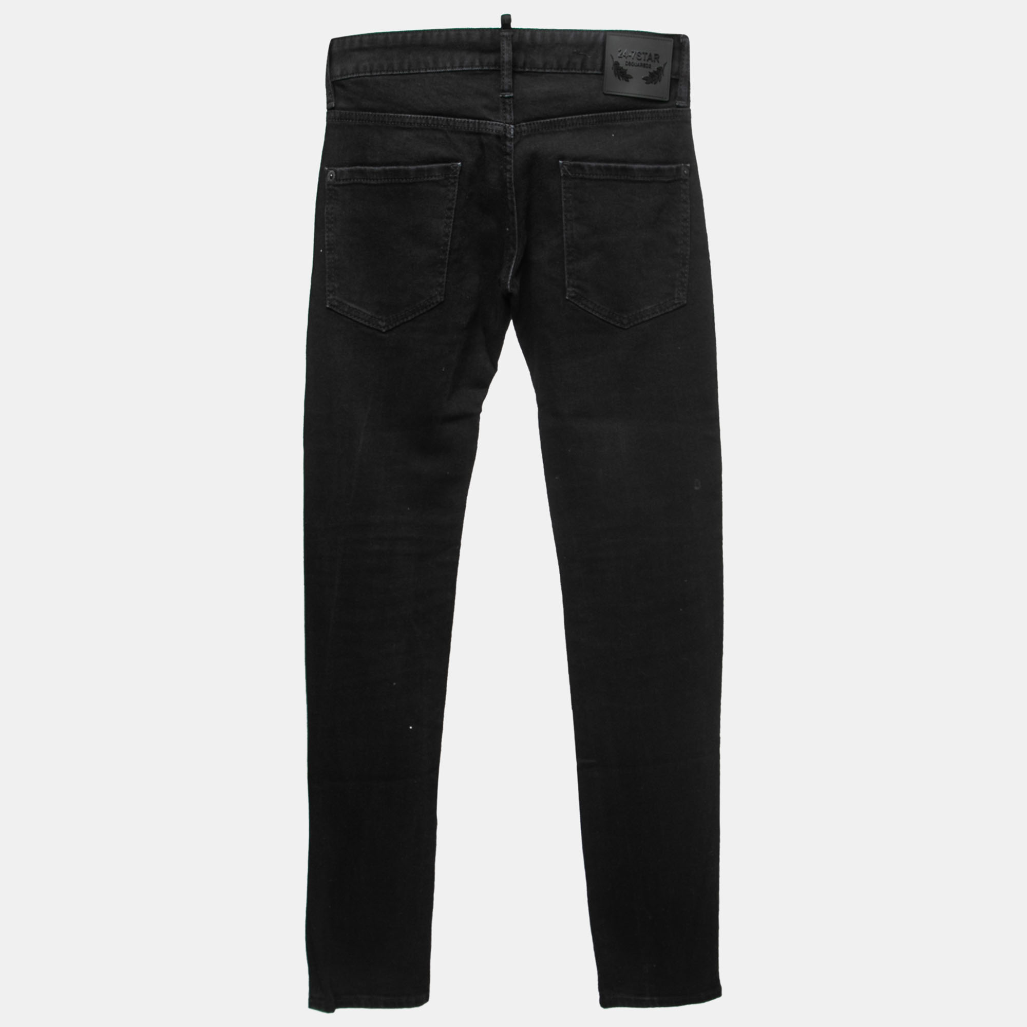 

Dsquared2 Black Denim Skinny Jeans  Waist 33